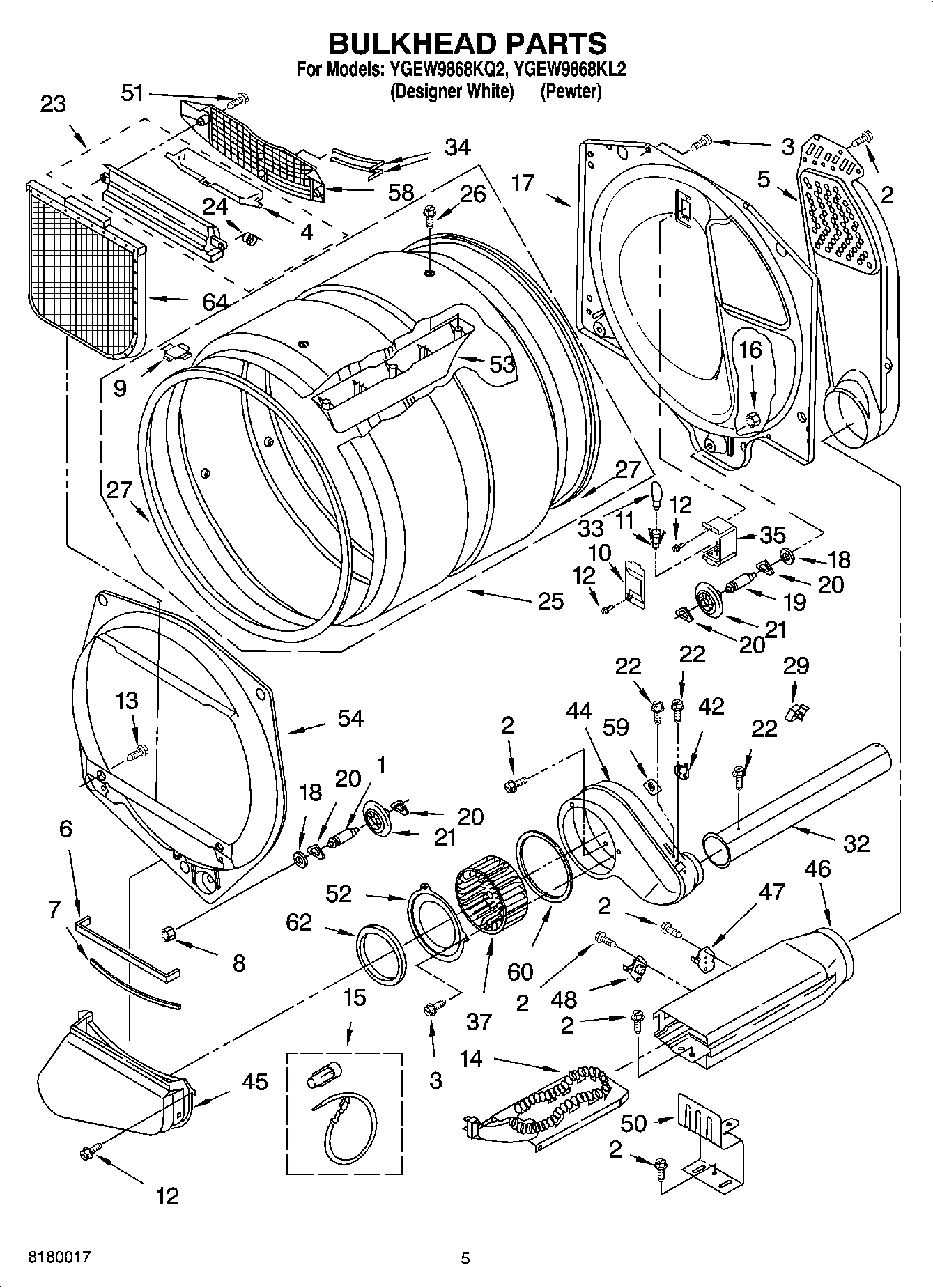 03 - BULKHEAD PARTS, OPTIONAL PARTS (NOT INCLUDED)