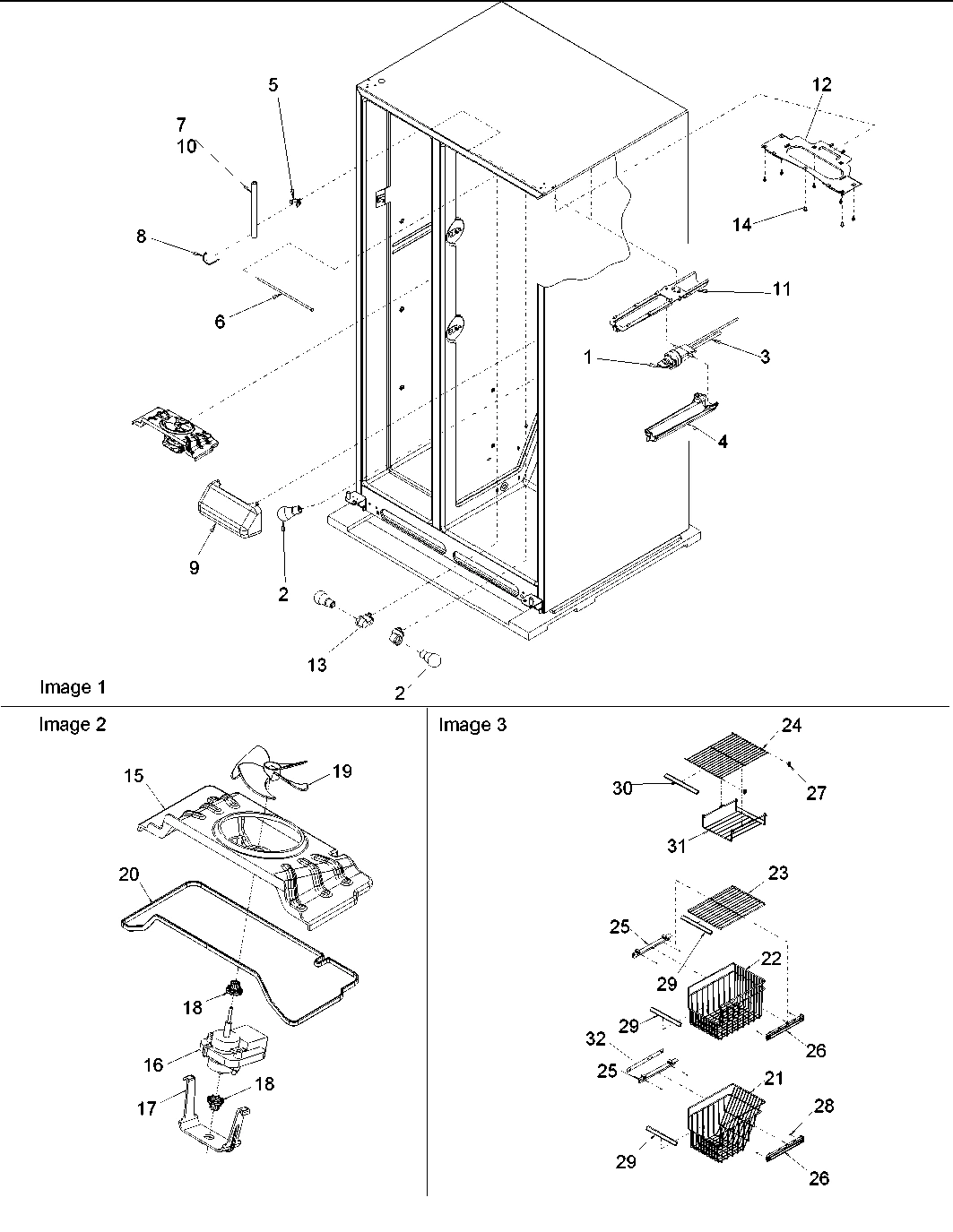 09 - Fz Shelving, Filter & Evap Fan Motor