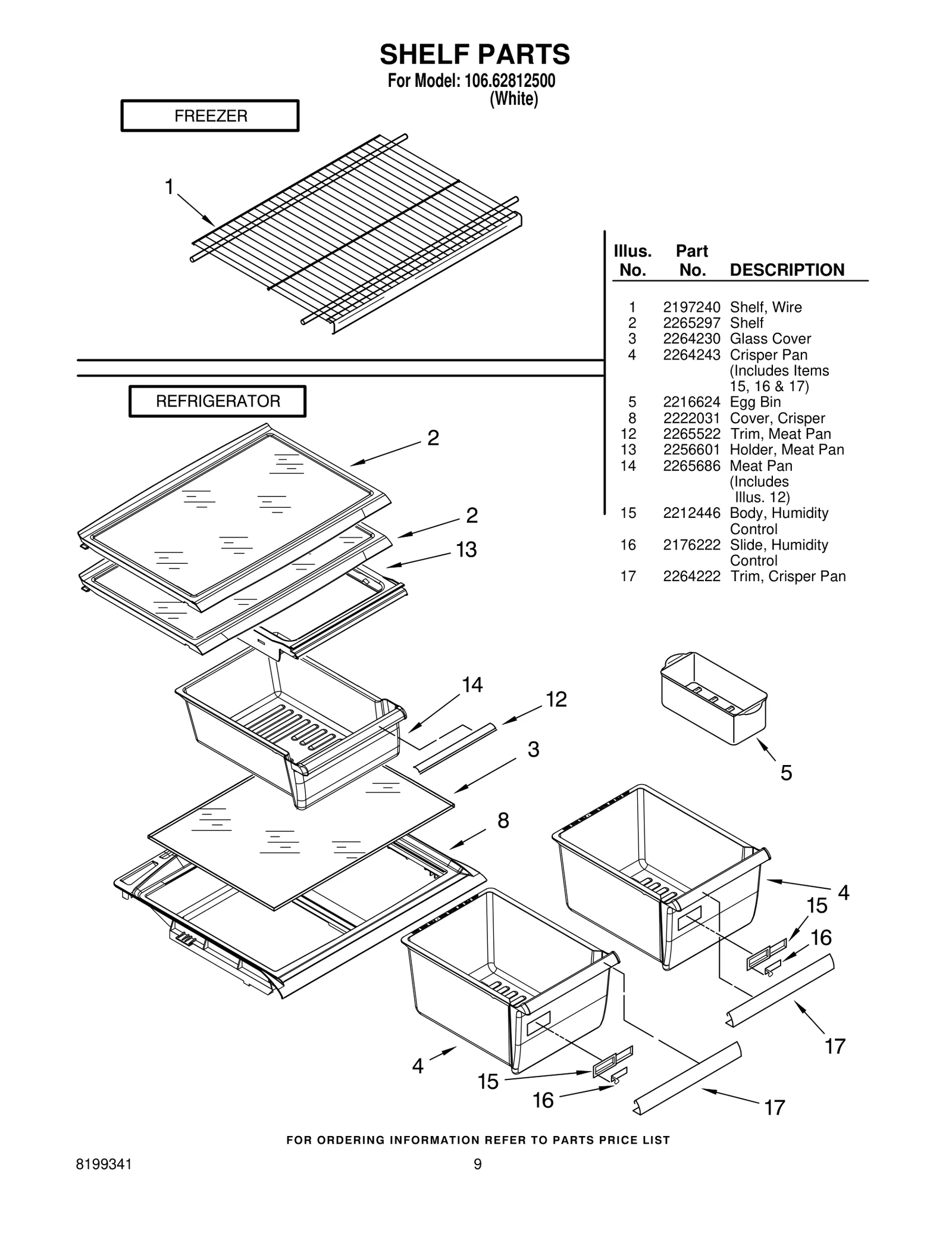 SHELF PARTS