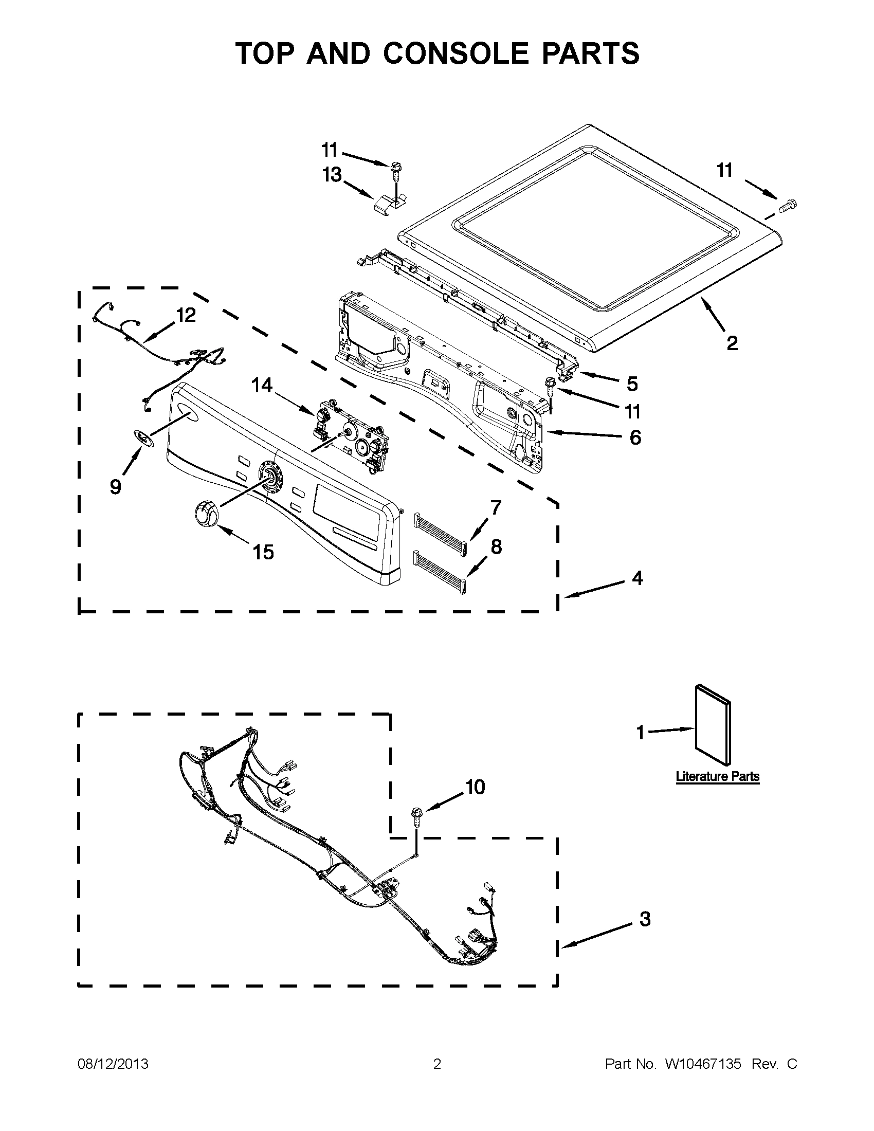 01 - TOP AND CONSOLE PARTS