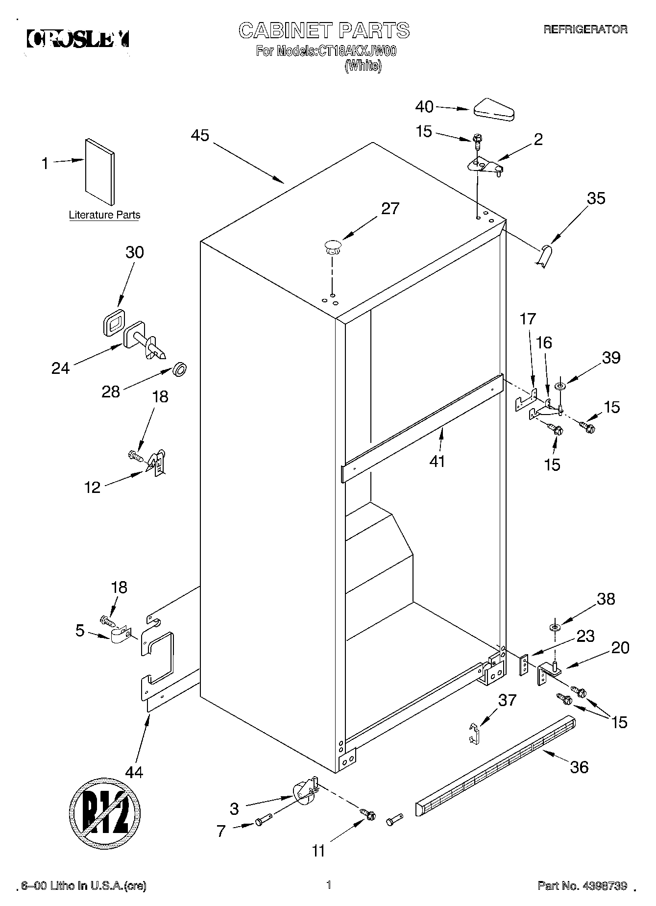 01 - CABINET, LITERATURE