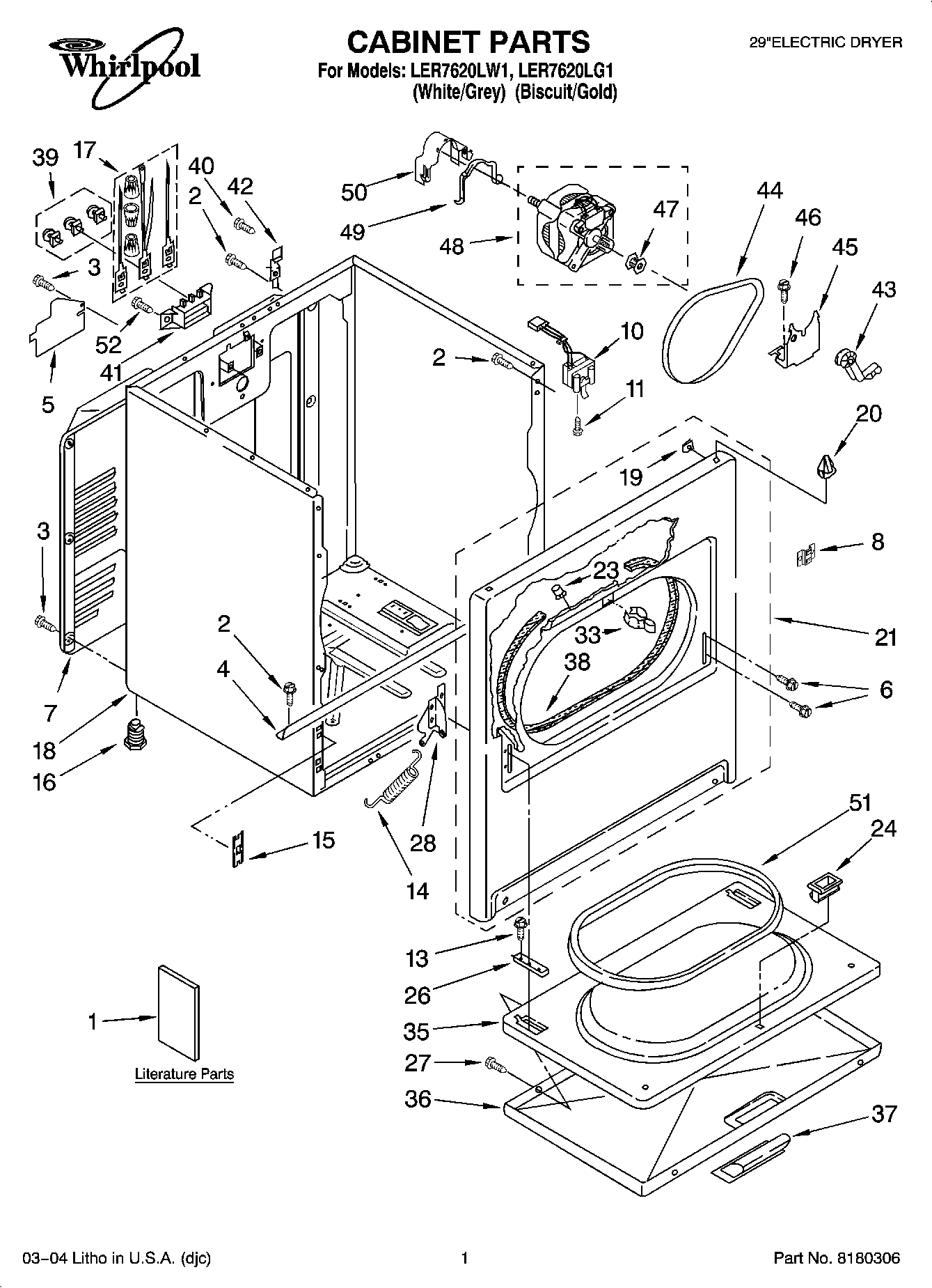01 - CABINET PARTS