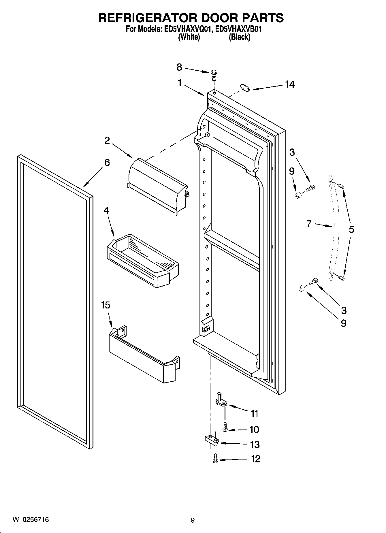 06 - REFRIGERATOR DOOR PARTS