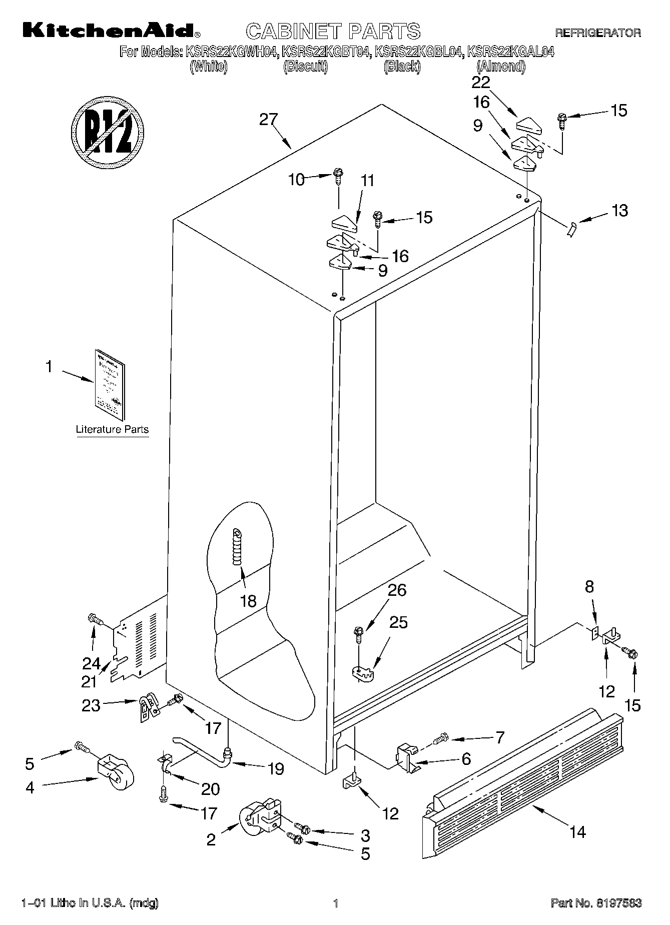 01 - CABINET, LITERATURE