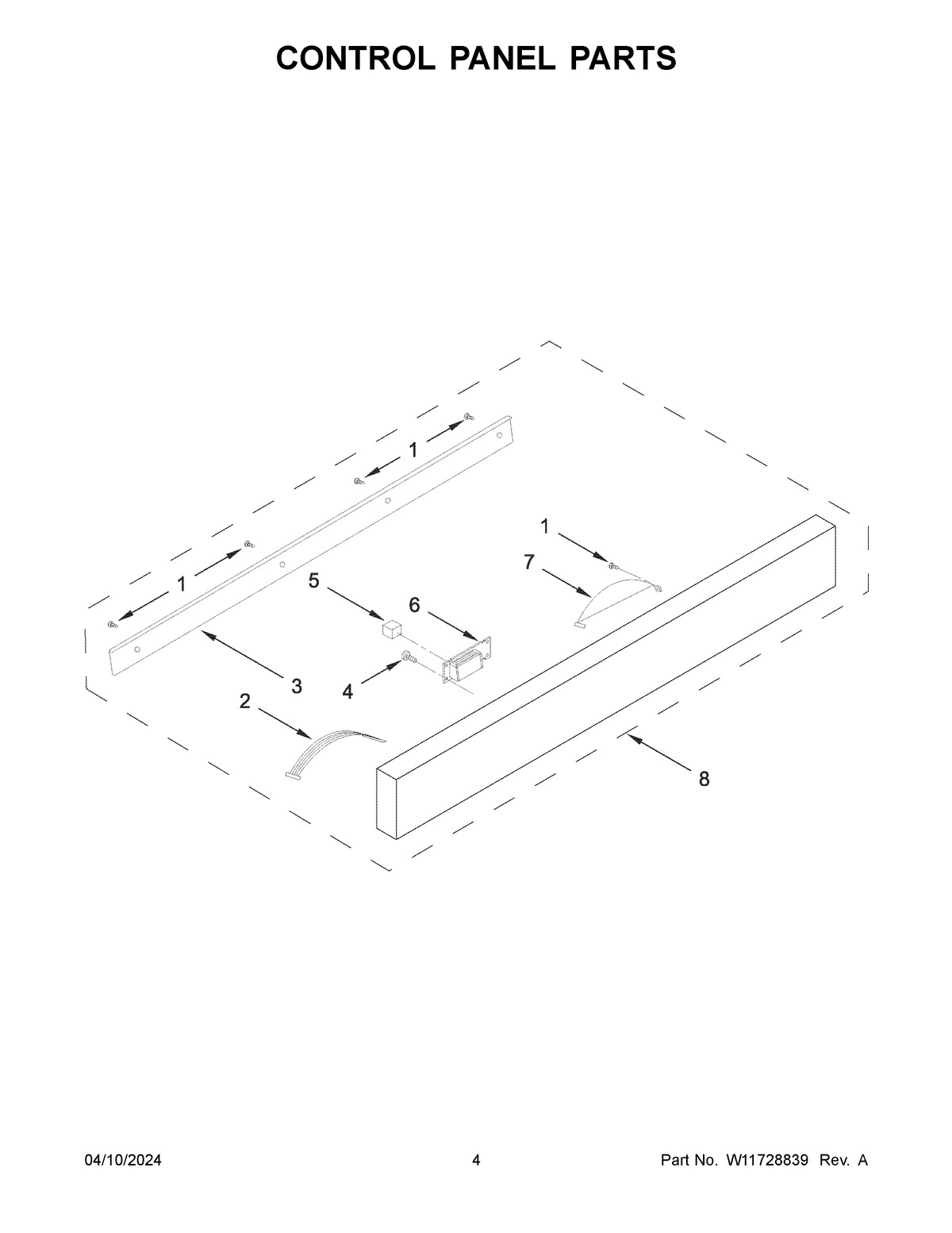 03 - CONTROL PANEL PARTS