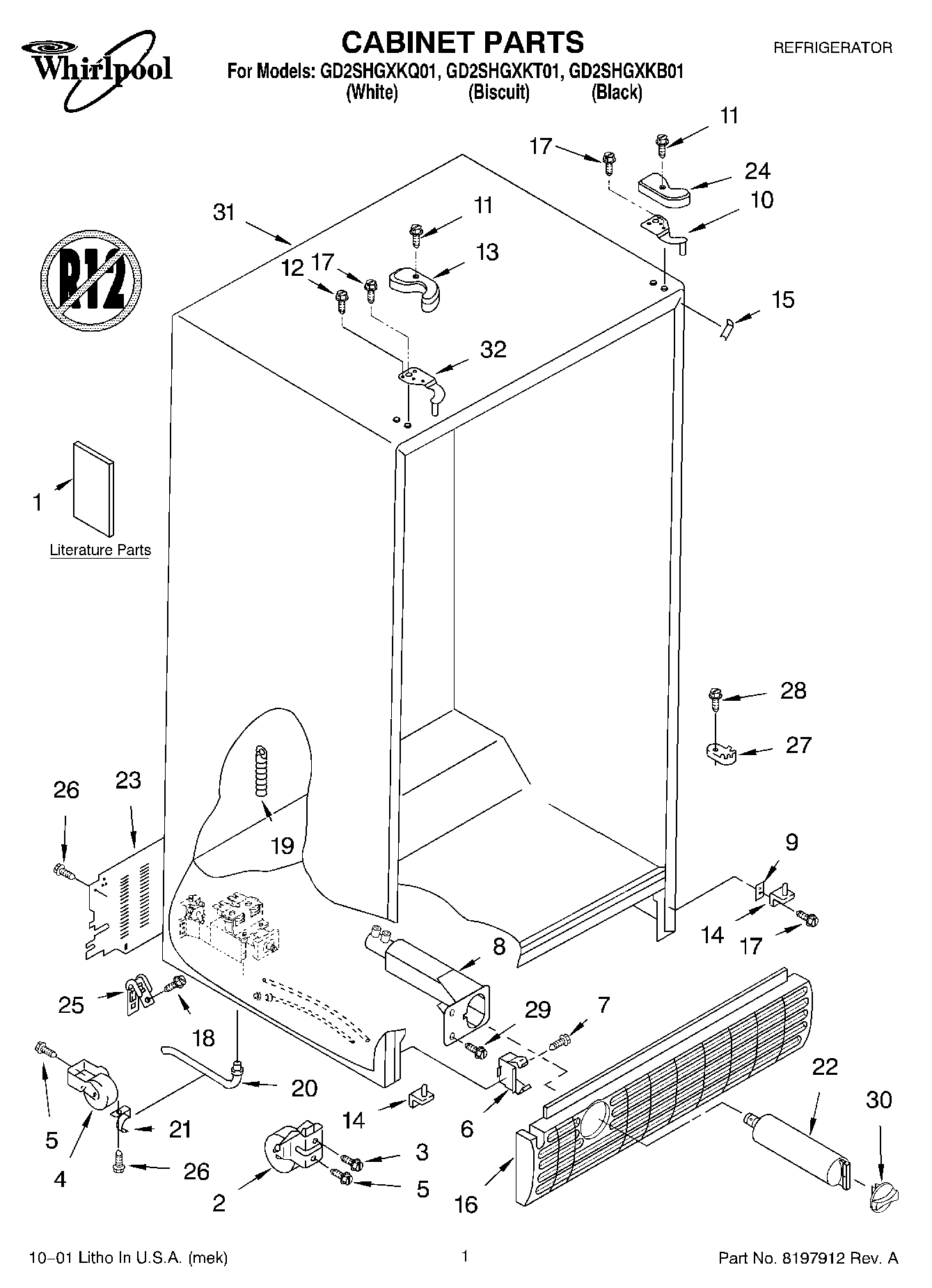01 - CABINET, LITERATURE