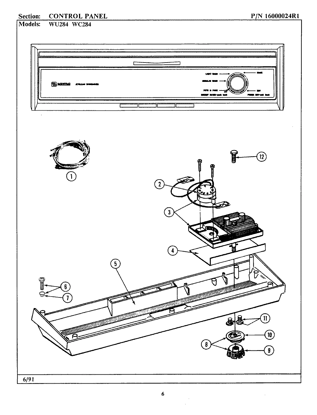 03 - CONTROL PANEL (WC284)