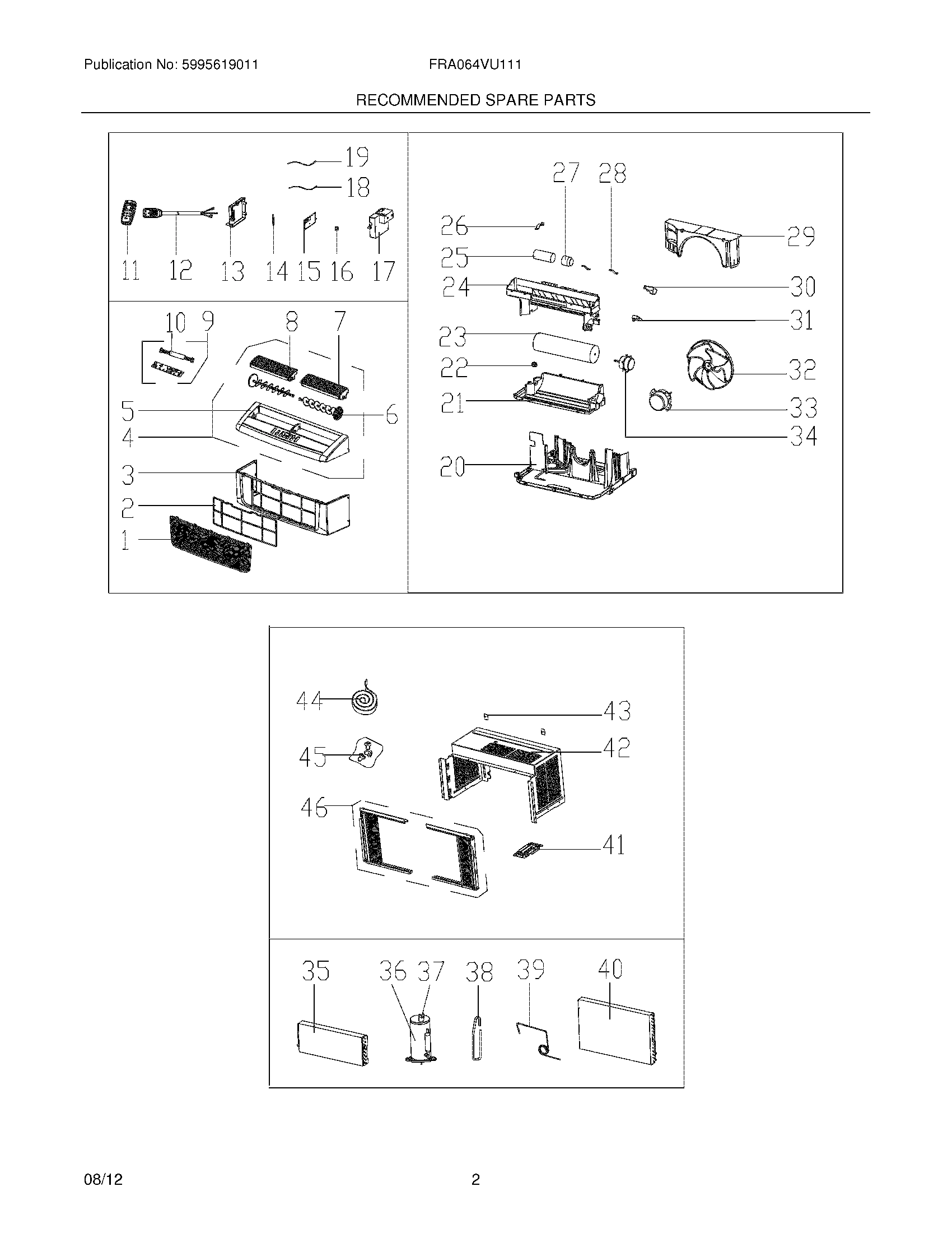 03 - RECOMMENDED SPARE PARTS