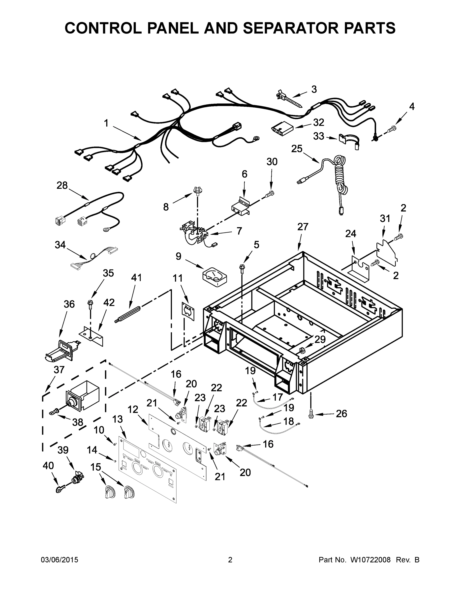 02 - CONTROL PANEL AND SEPARATOR PARTS