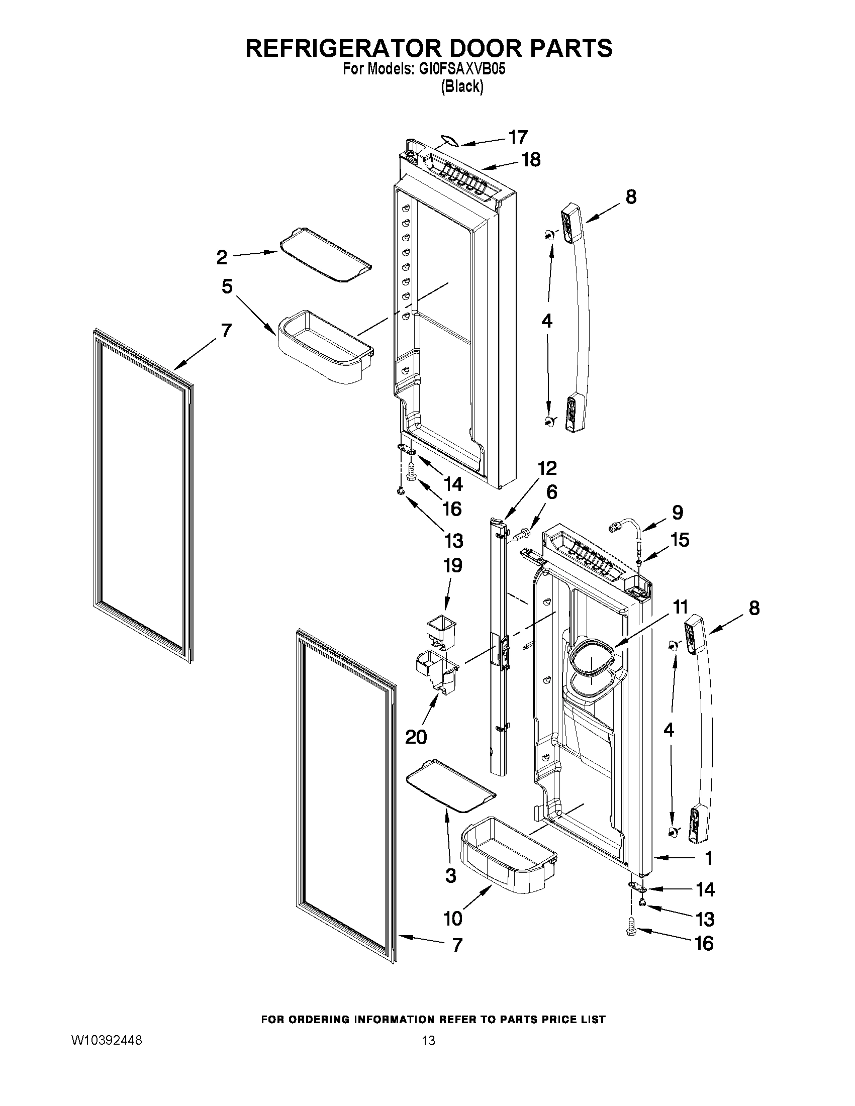 07 - REFRIGERATOR DOOR PARTS