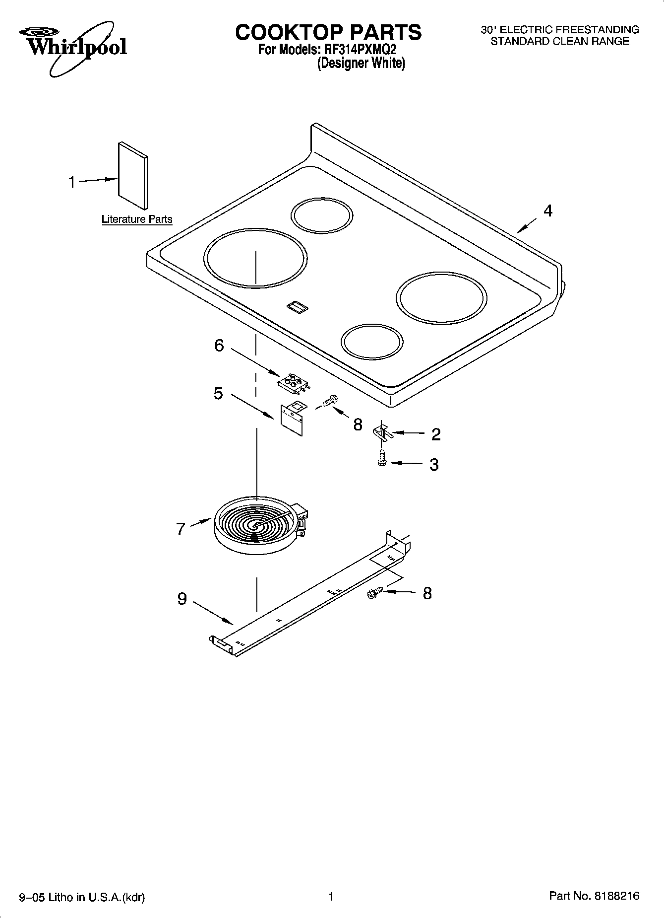 01 - COOKTOP PARTS