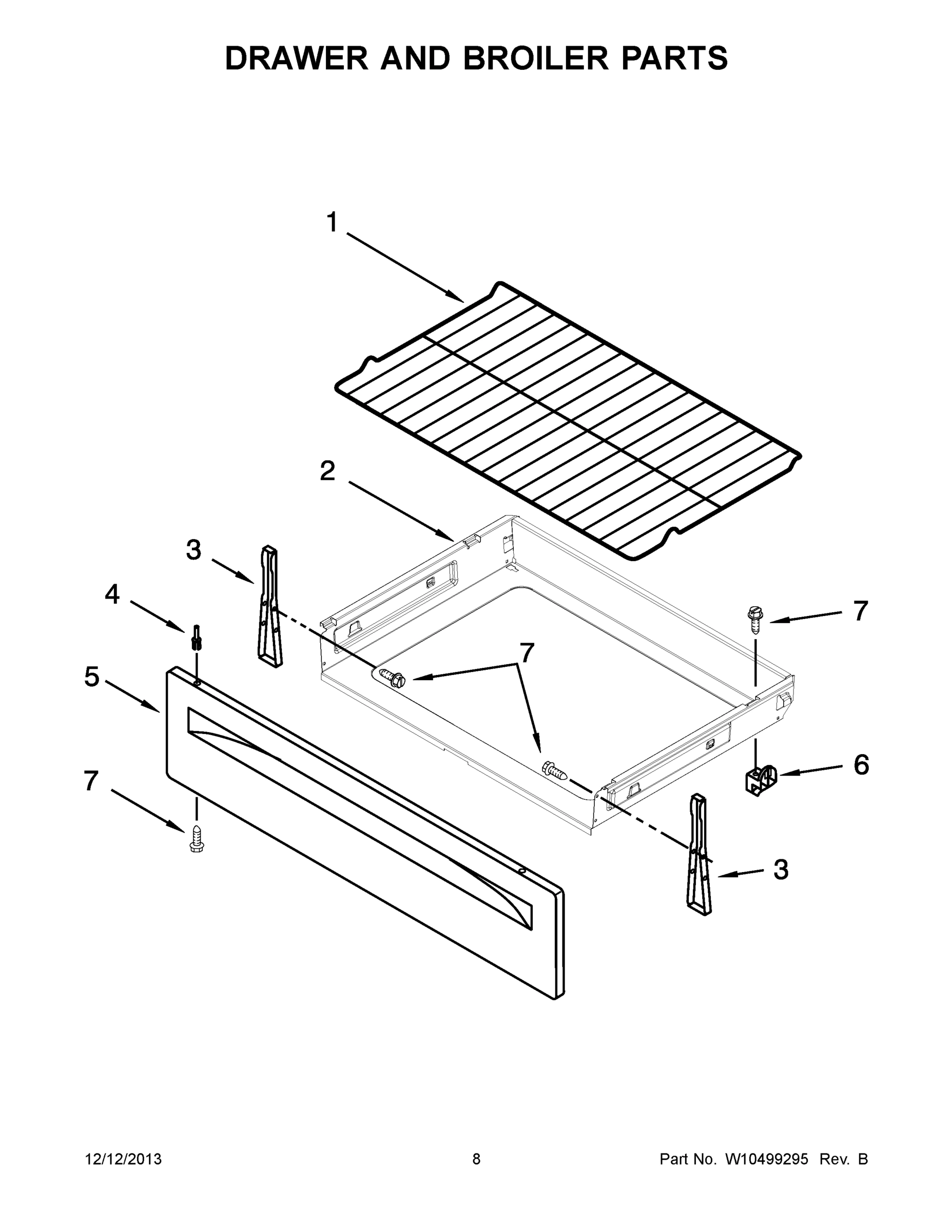 05 - DRAWER AND BROILER PARTS