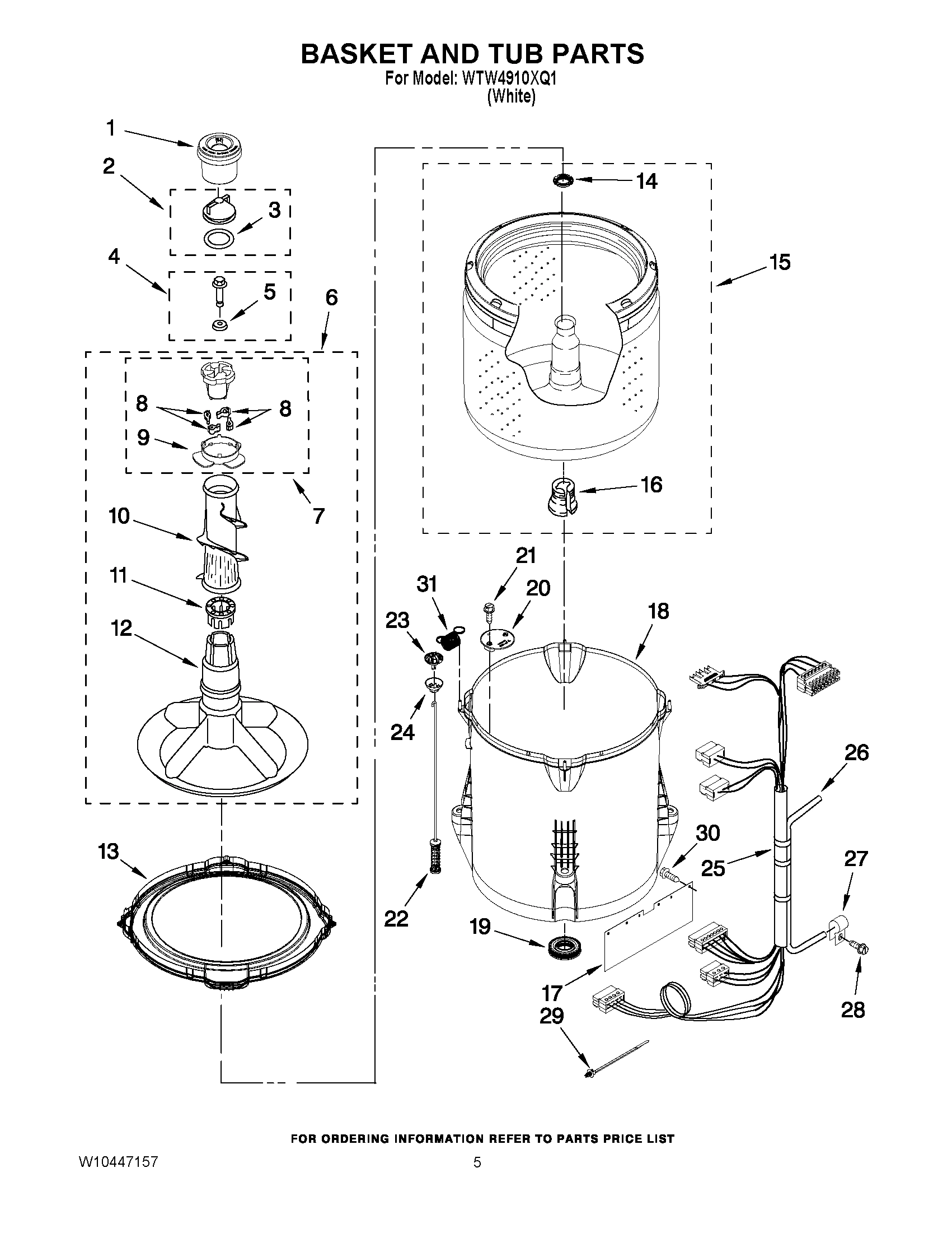 03 - BASKET AND TUB PARTS