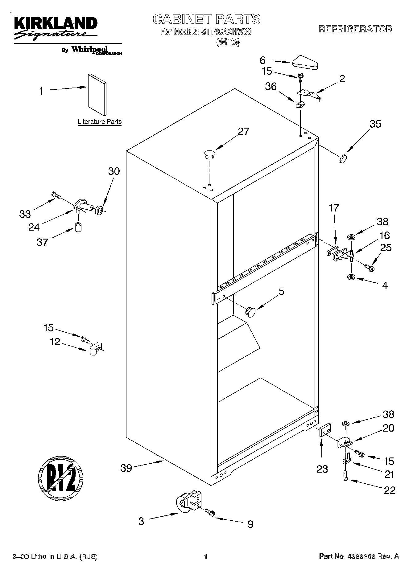01 - CABINET, LITERATURE