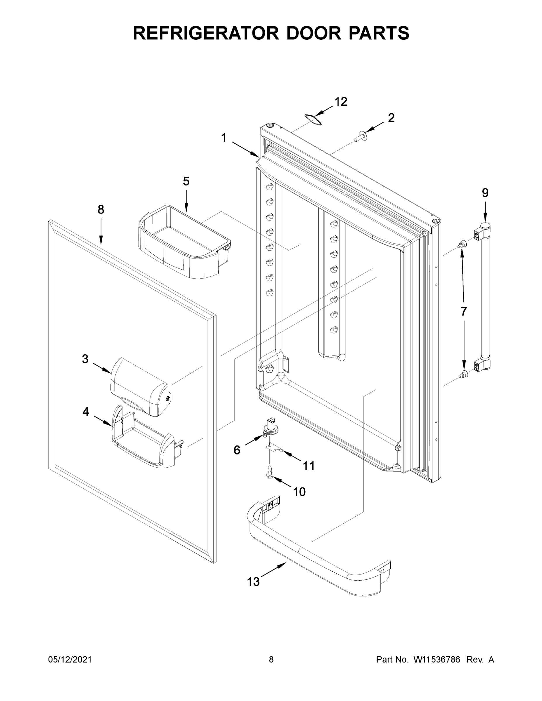 05 - REFRIGERATOR DOOR PARTS