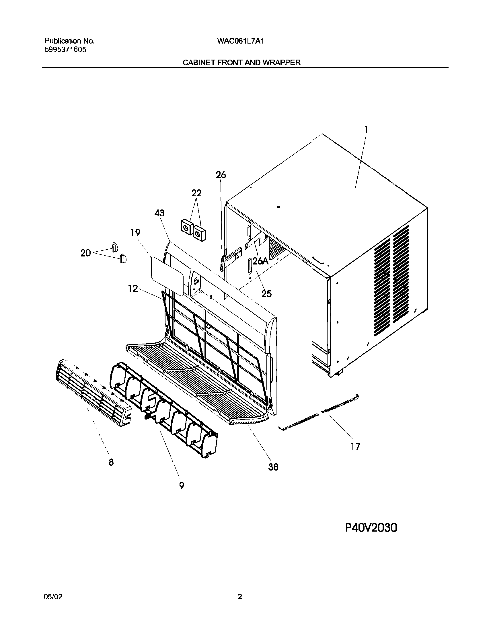03 - CABINET FRONT AND WRAPPER