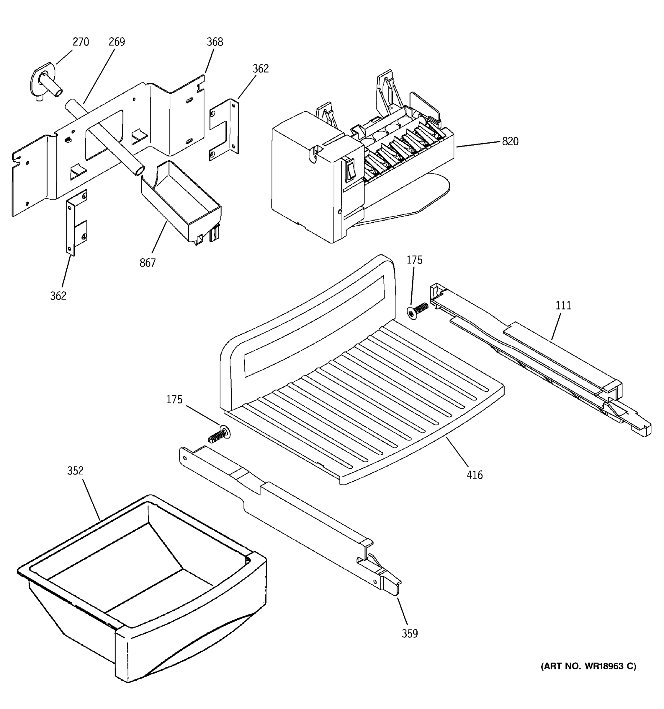 ICE MAKER & DISPENSER