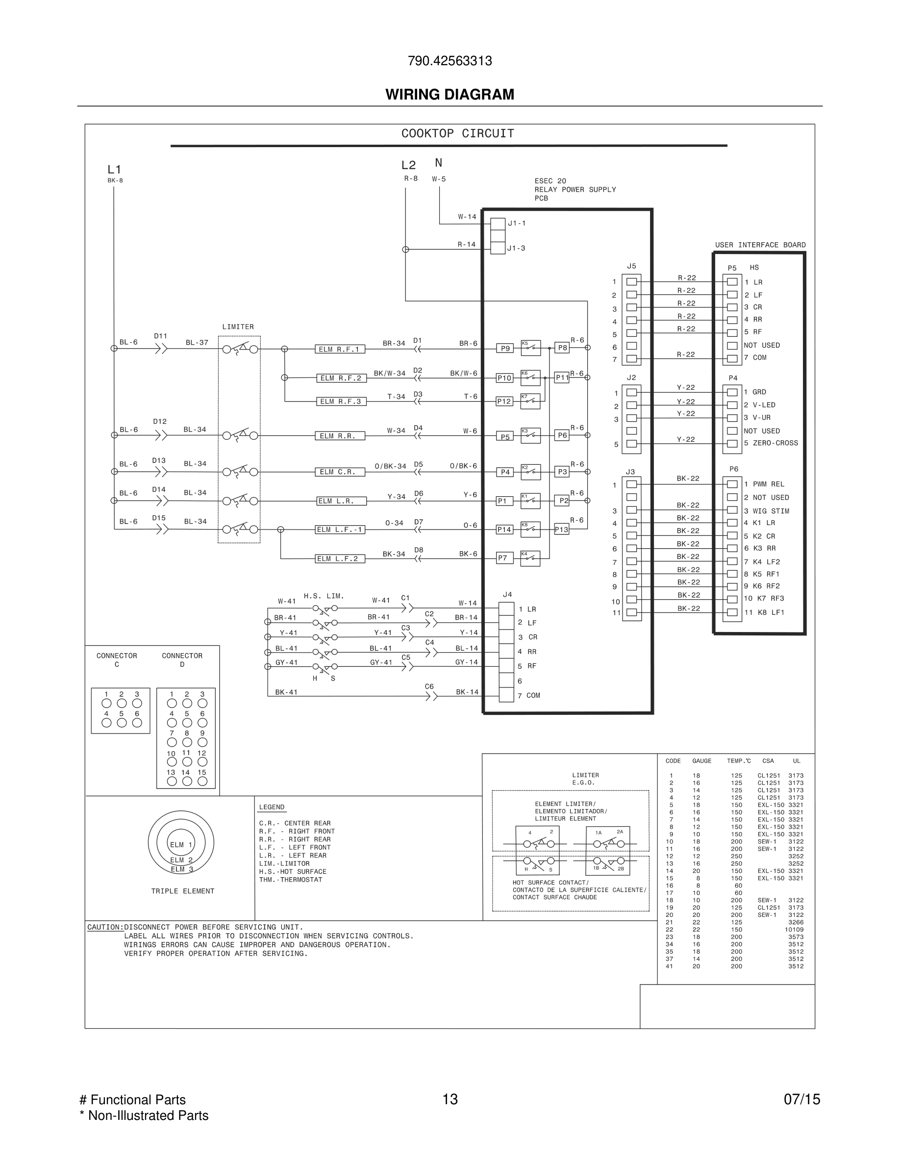 13 - WIRING DIAGRAM