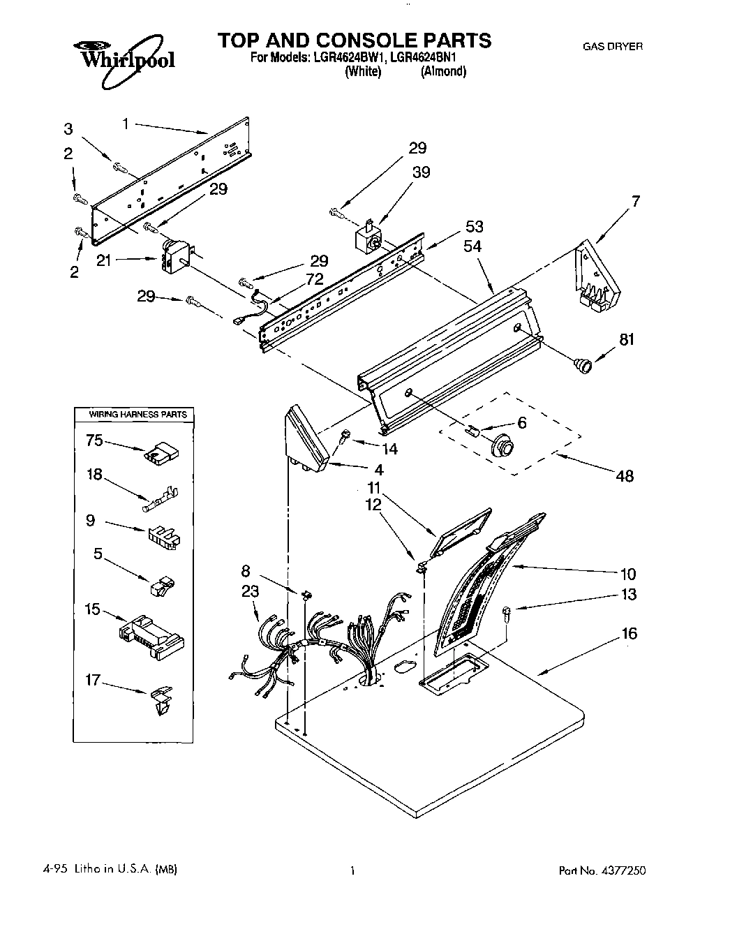 01 - TOP AND CONSOLE, LIT/OPTIONAL