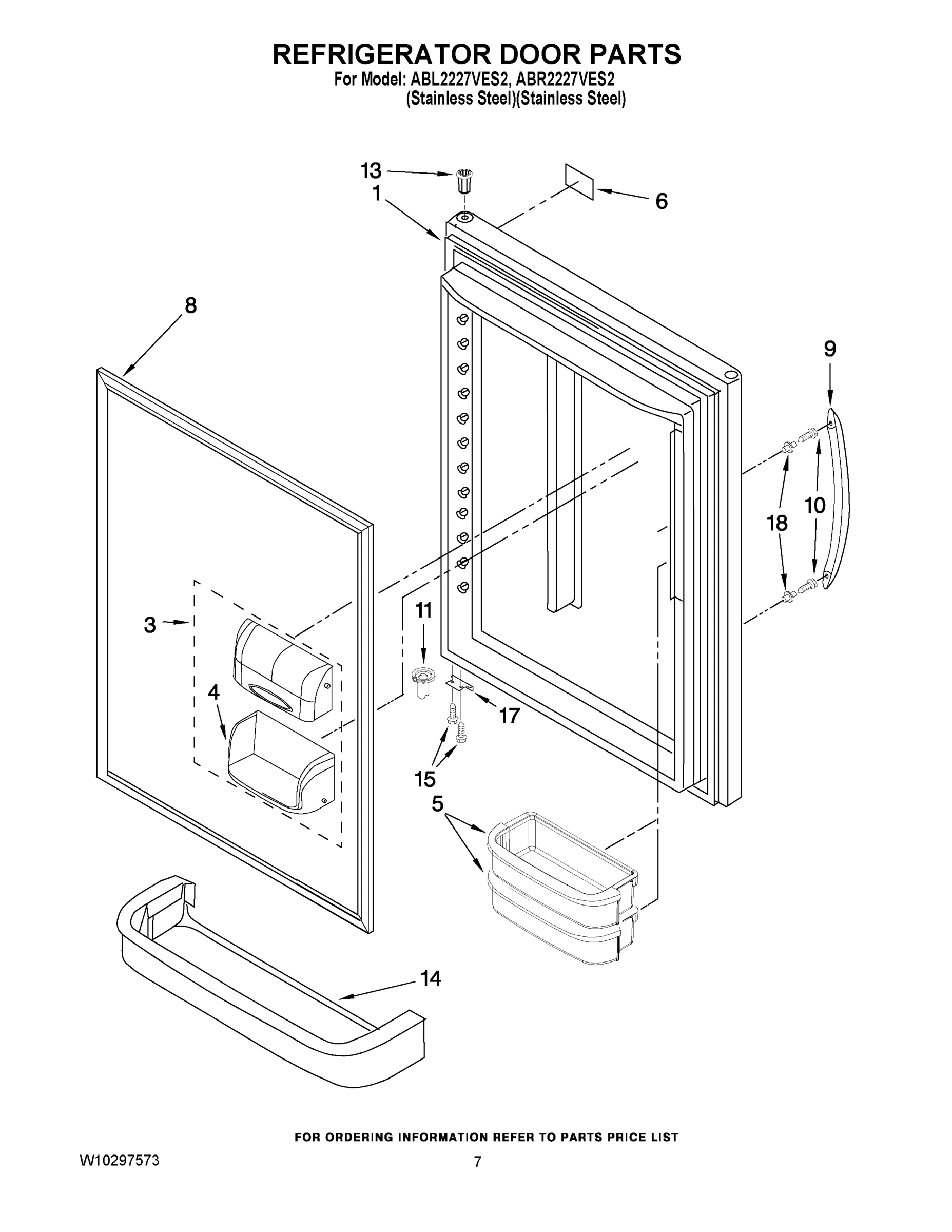 04 - REFRIGERATOR DOOR PARTS