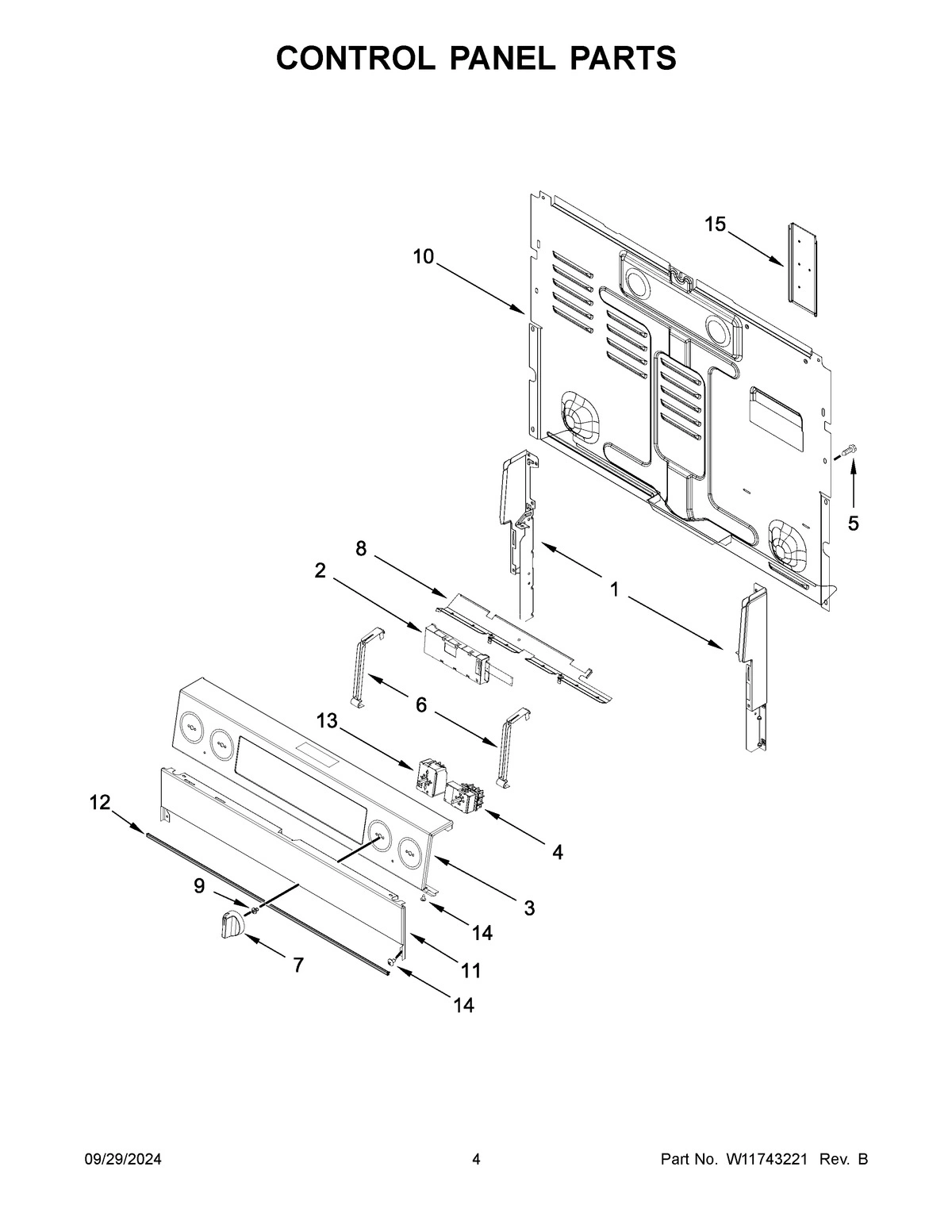 03 - CONTROL PANEL PARTS