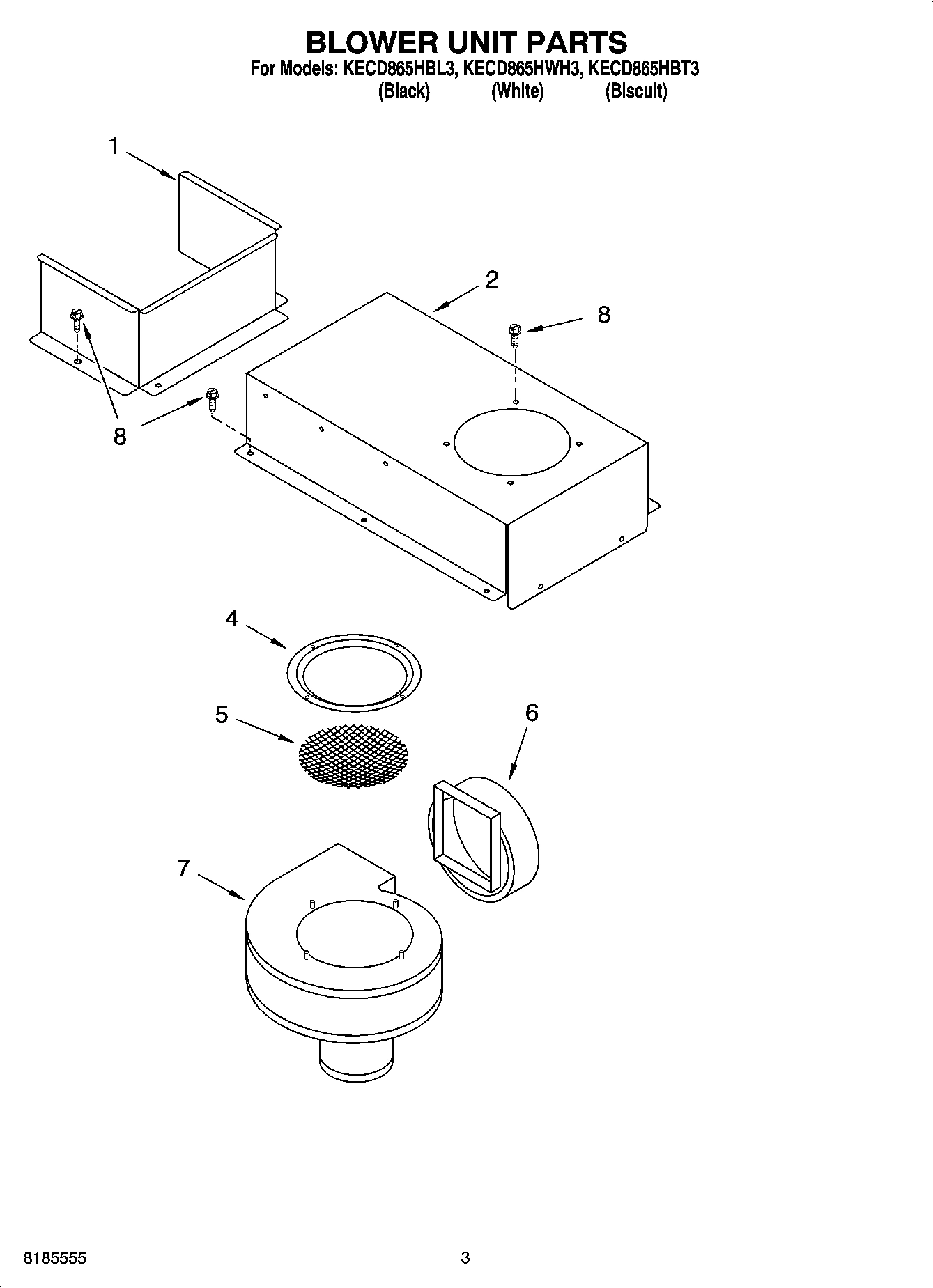02 - BLOWER UNIT PARTS, OPTIONAL PARTS
