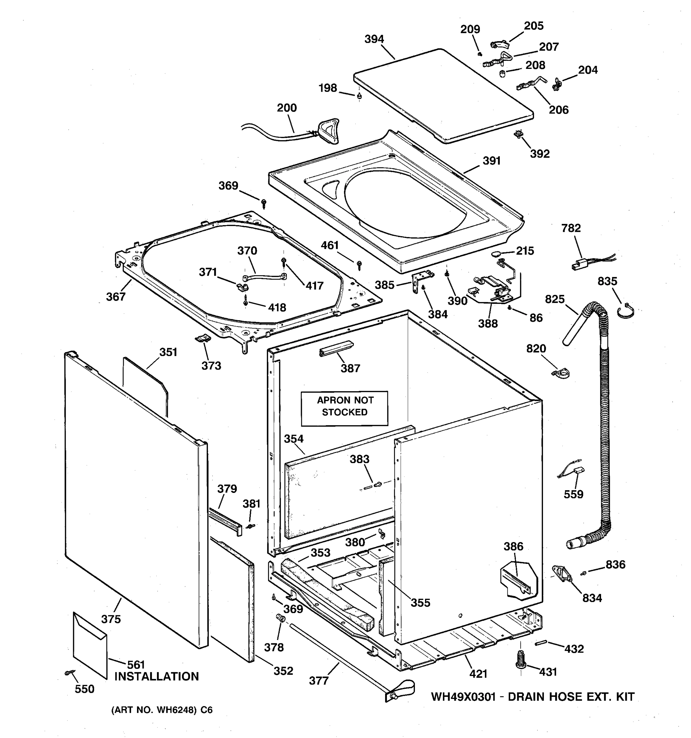 CABINET, COVER & FRONT PANEL