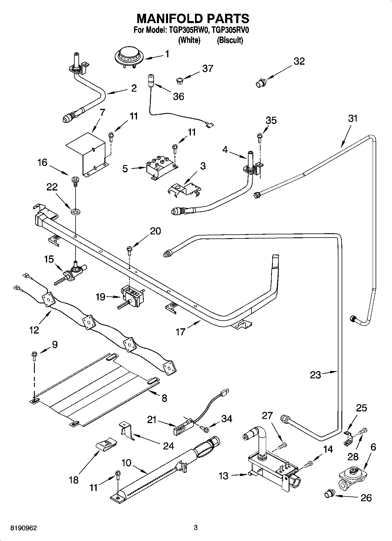 03 - MANIFOLD PARTS