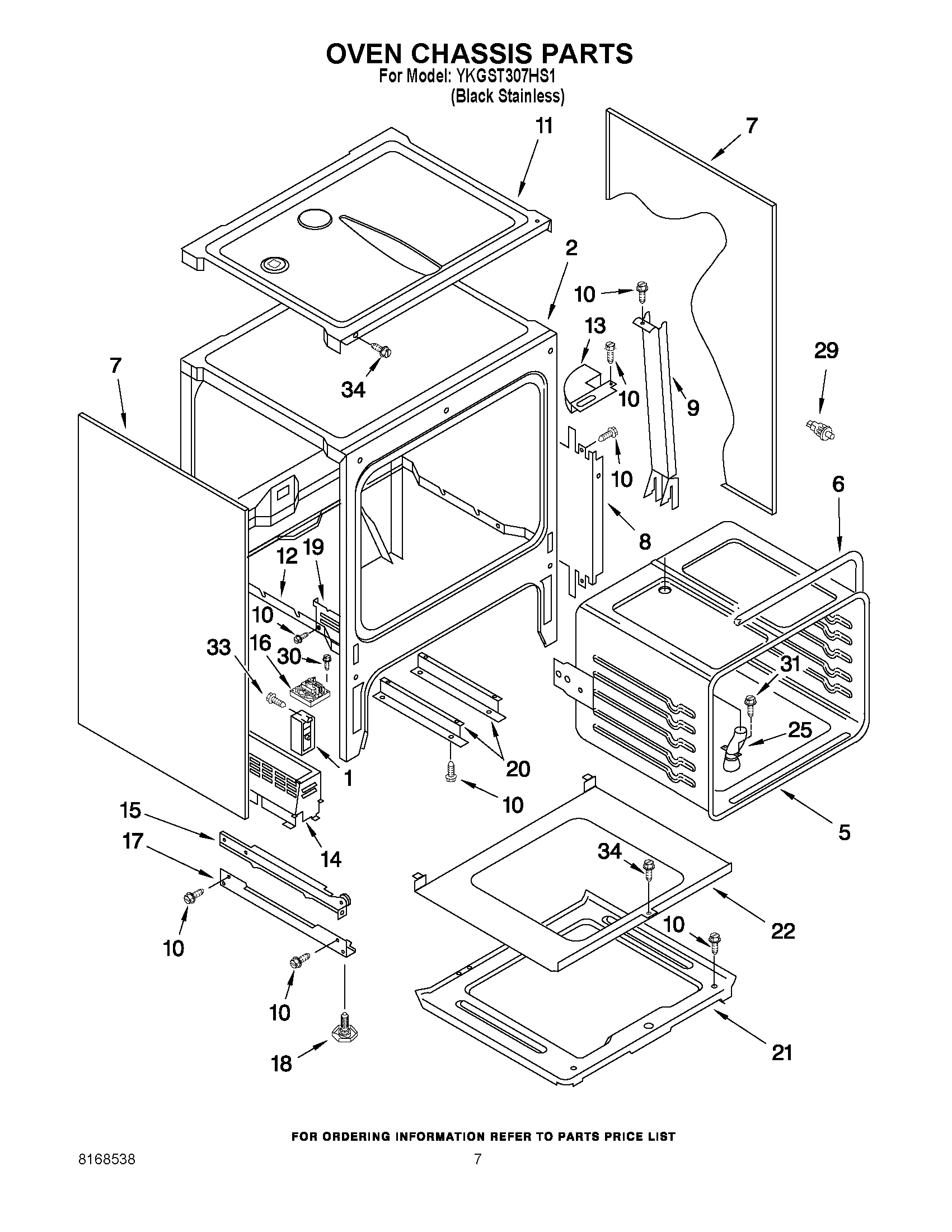 05 - OVEN CHASSIS PARTS