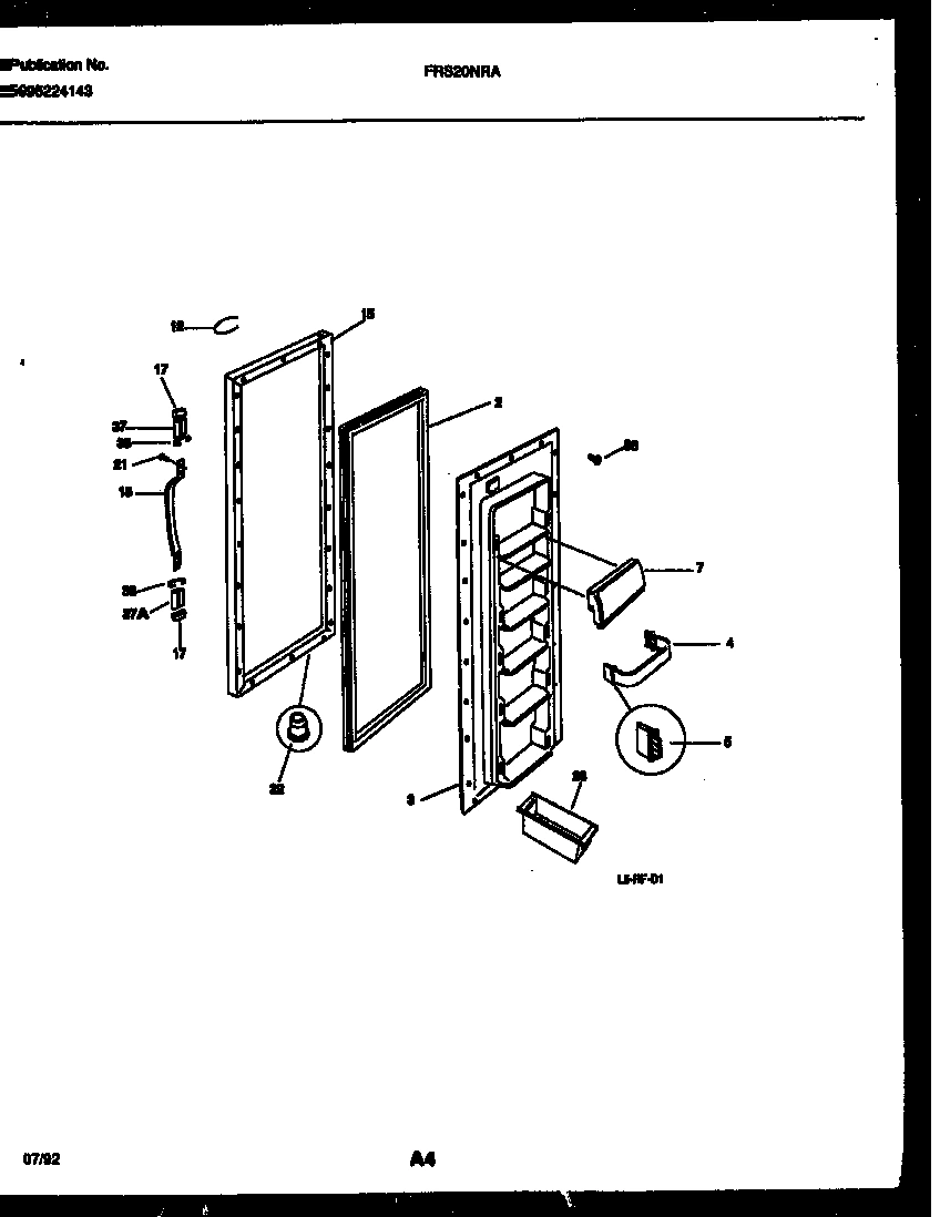 03 - REFRIGERATOR DOOR PARTS