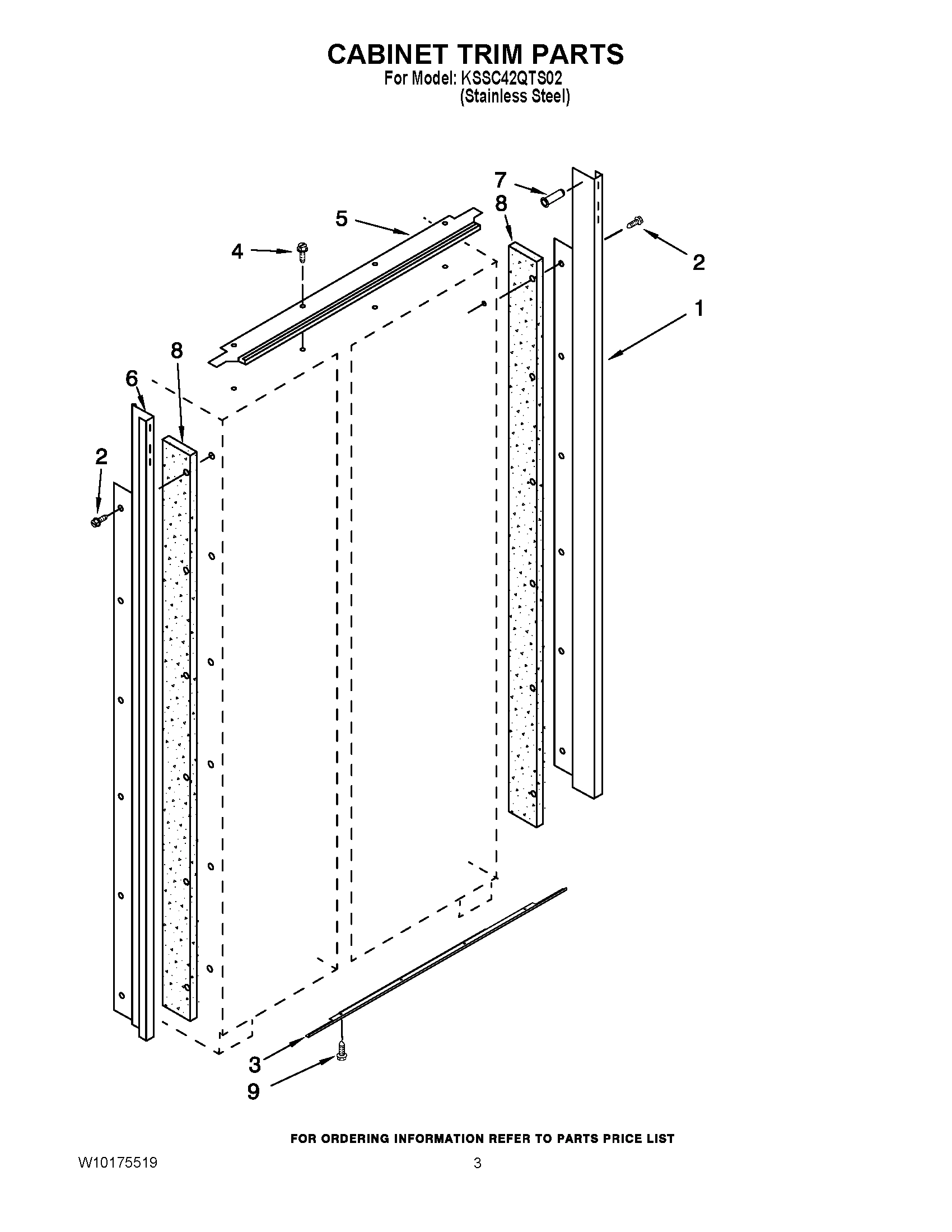 02 - CABINET TRIM PARTS