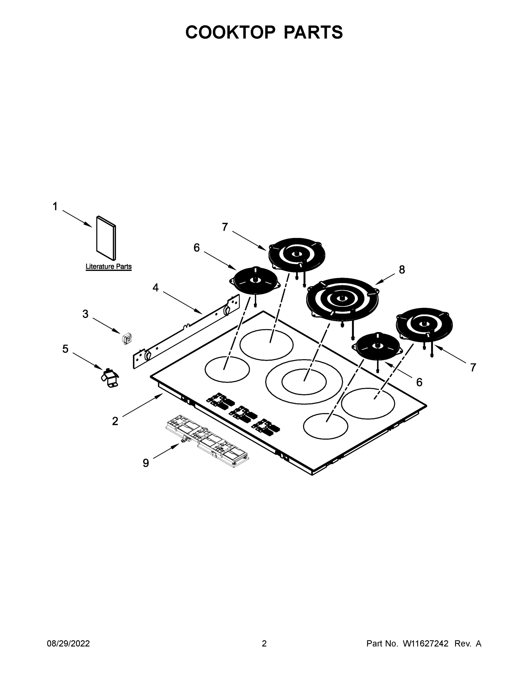 02 - COOKTOP PARTS