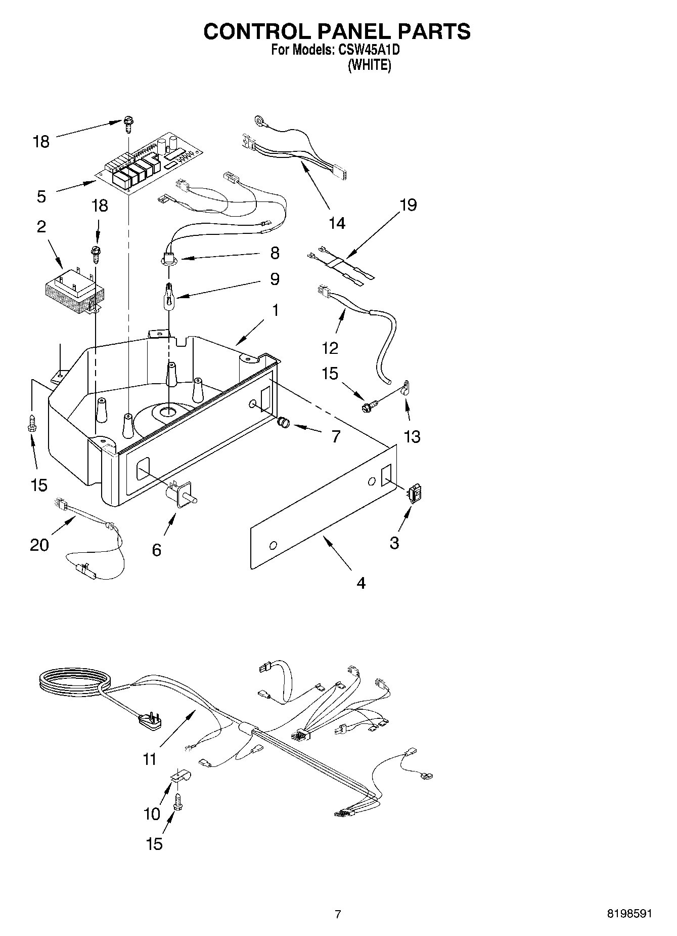 04 - CONTROL PANEL PARTS