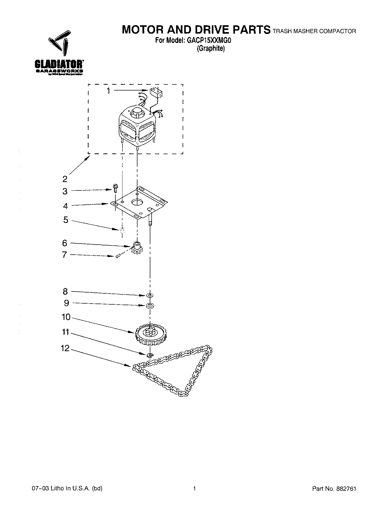 01 - MOTOR AND DRIVE PARTS