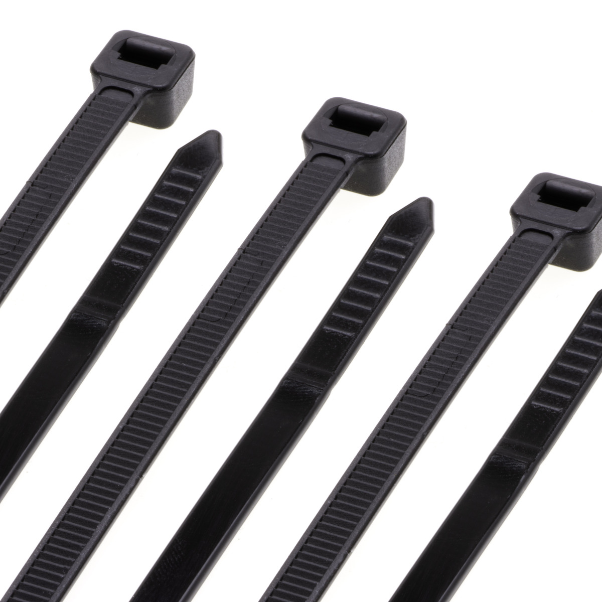 14”, Black Heavy-Duty 120lb Cable Ties, 100 Pack - NSI Industries