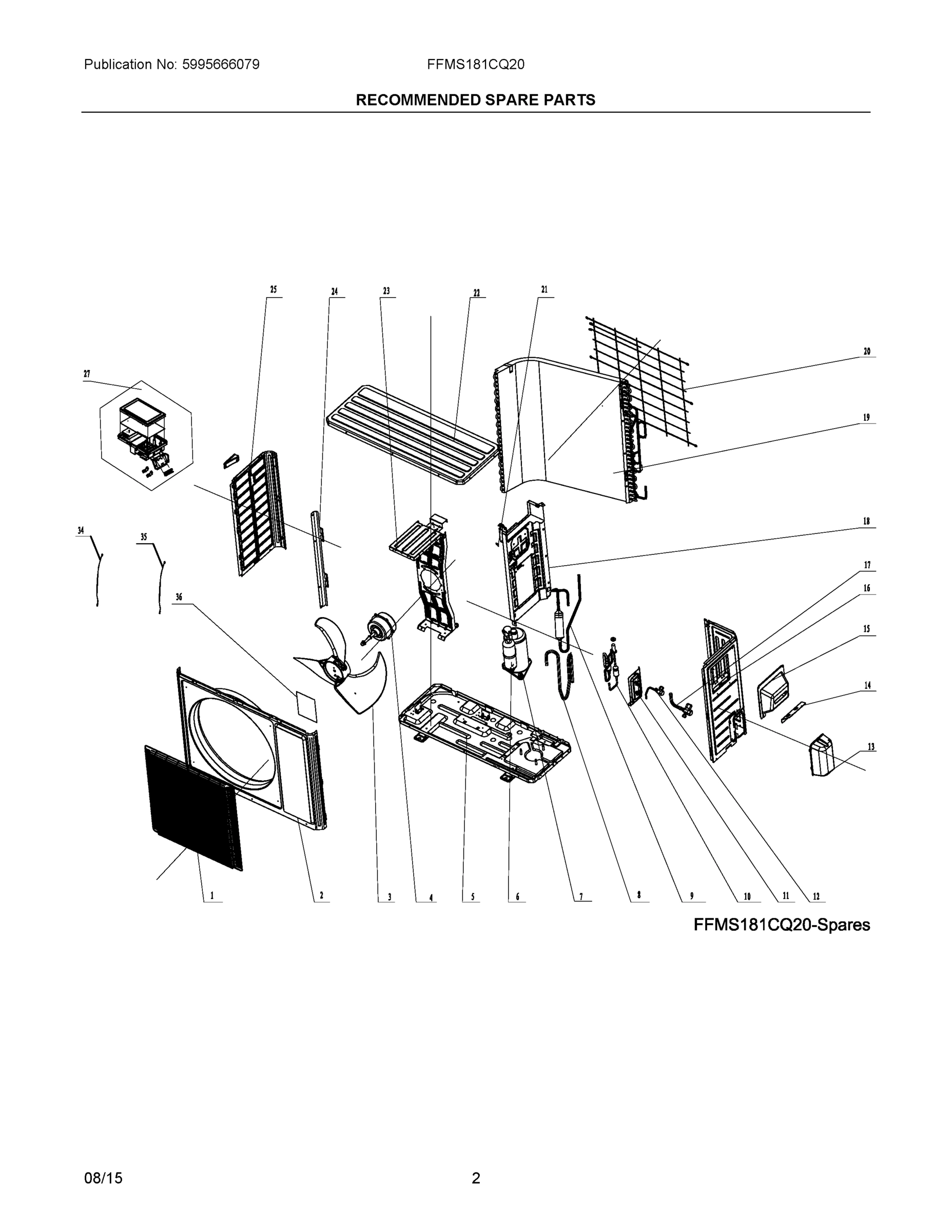 02 - RECOMMENDED SPARE PARTS