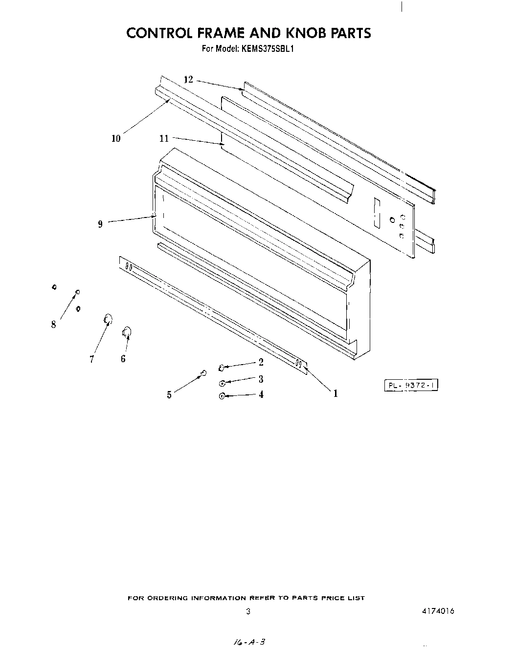 03 - CONTROL FRAME AND KNOB