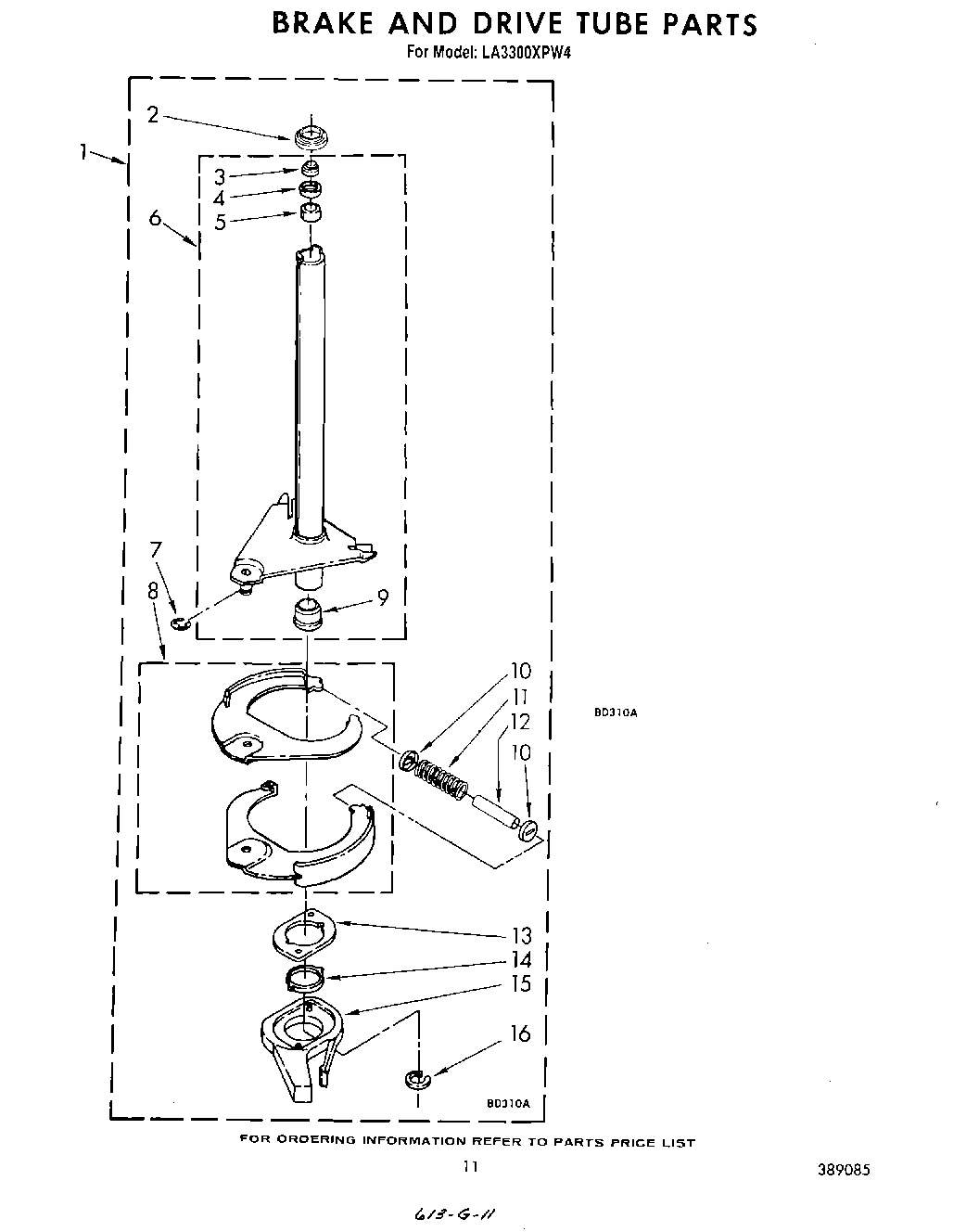 09 - BRAKE AND DRIVE TUBE