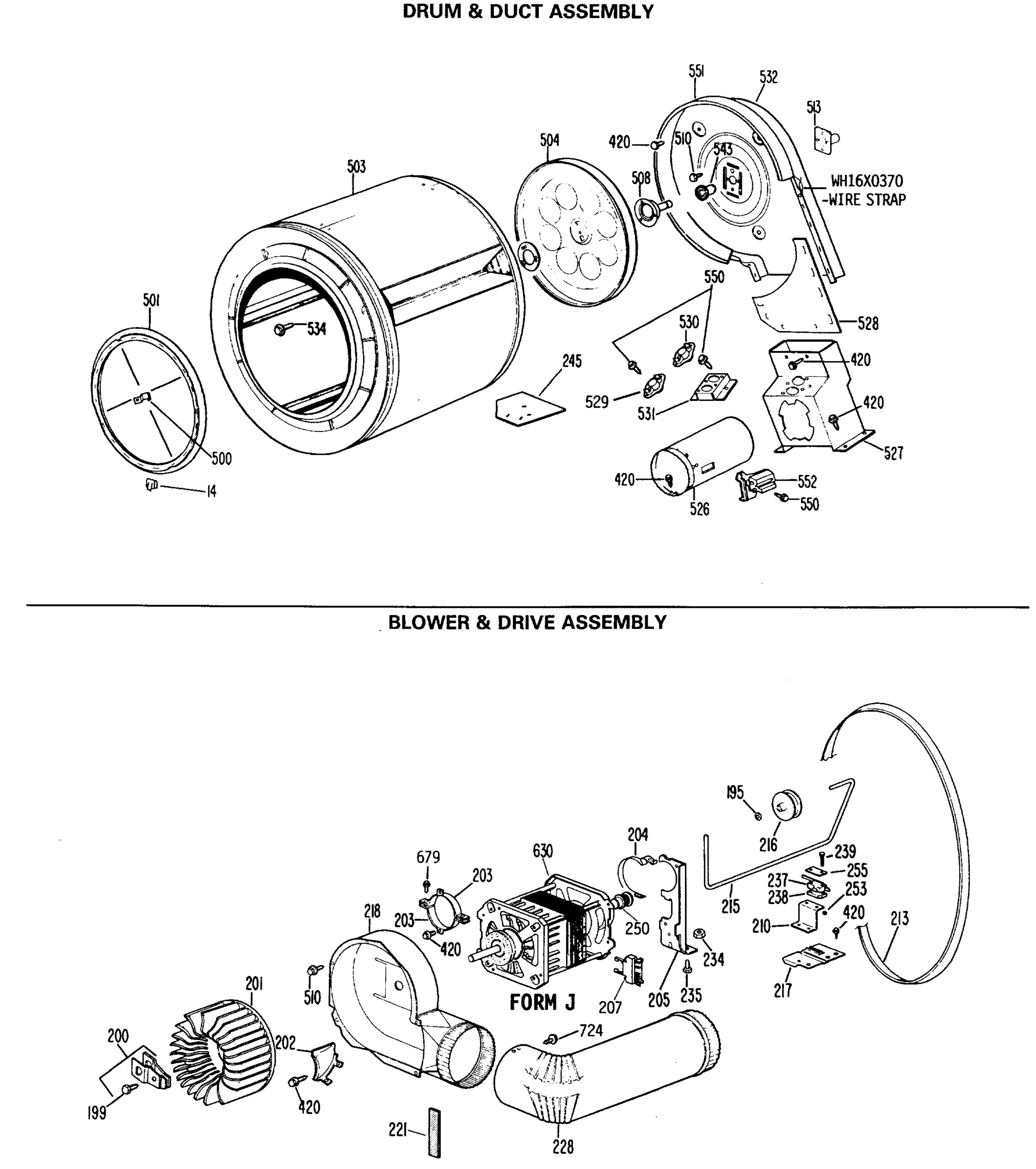 DRUM & DUCT ASSEMBLY