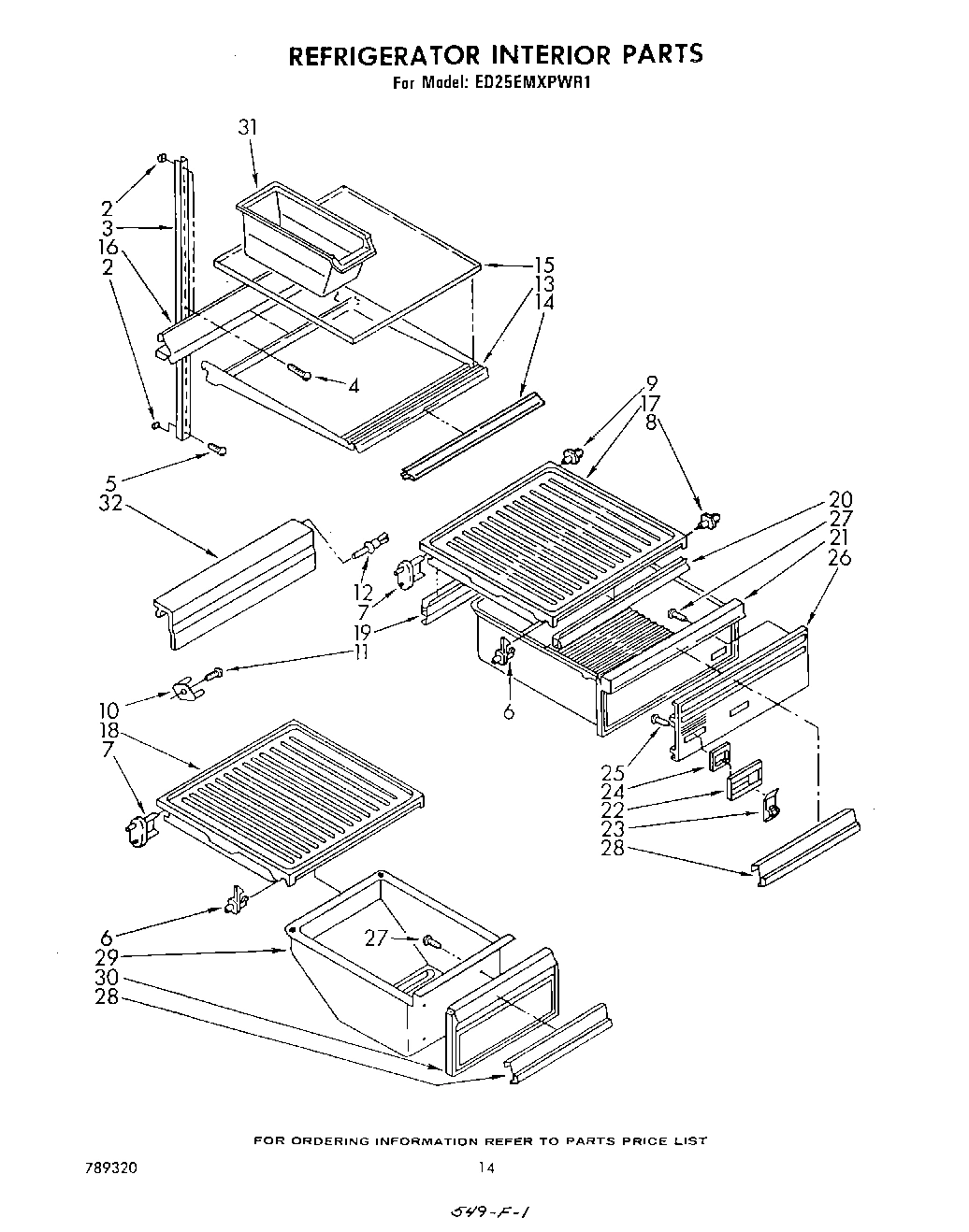 08 - REFRIGERATOR INTERIOR , LIT/OPTIONAL