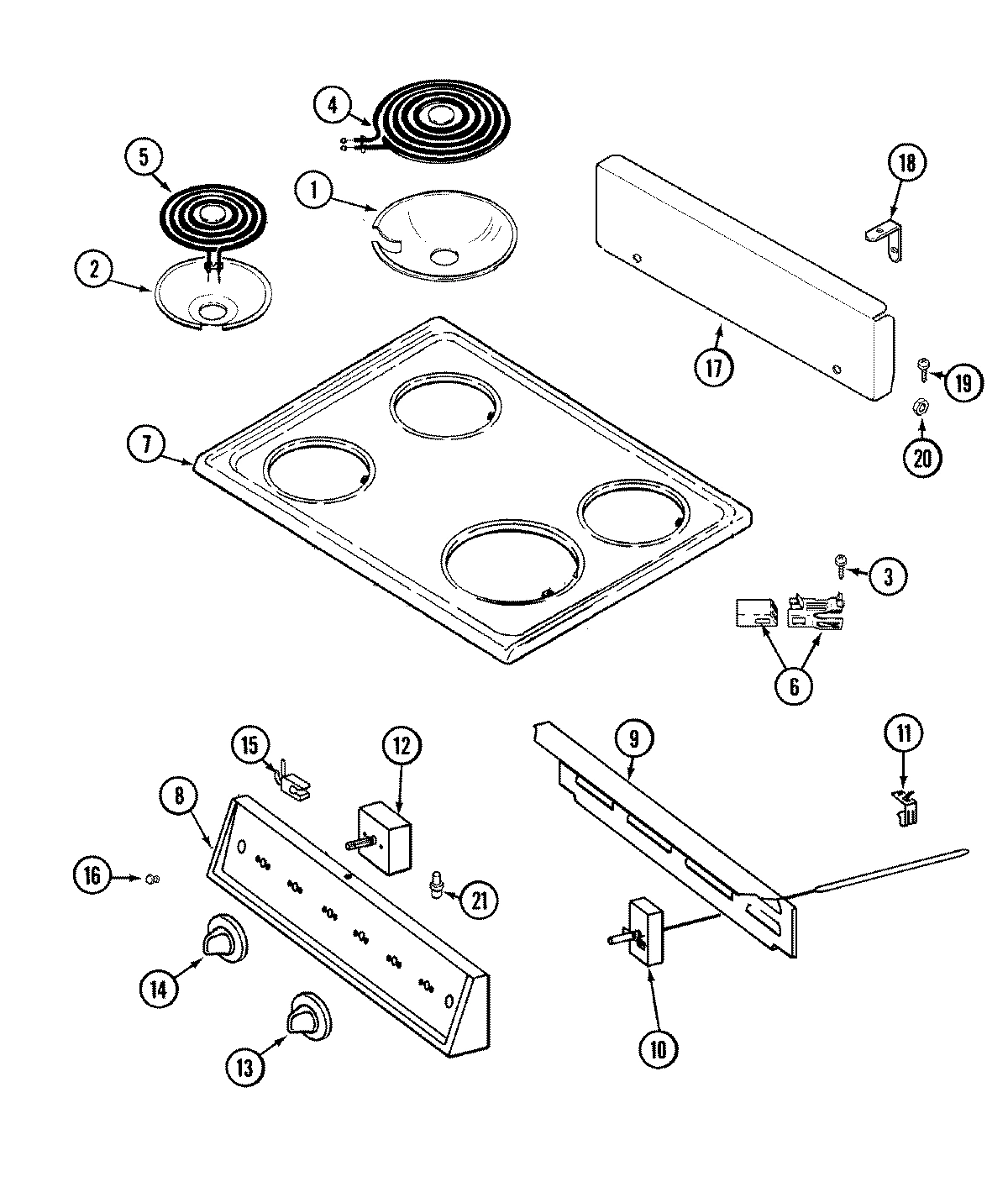 04 - TOP ASSEMBLY/CONTROL PANEL