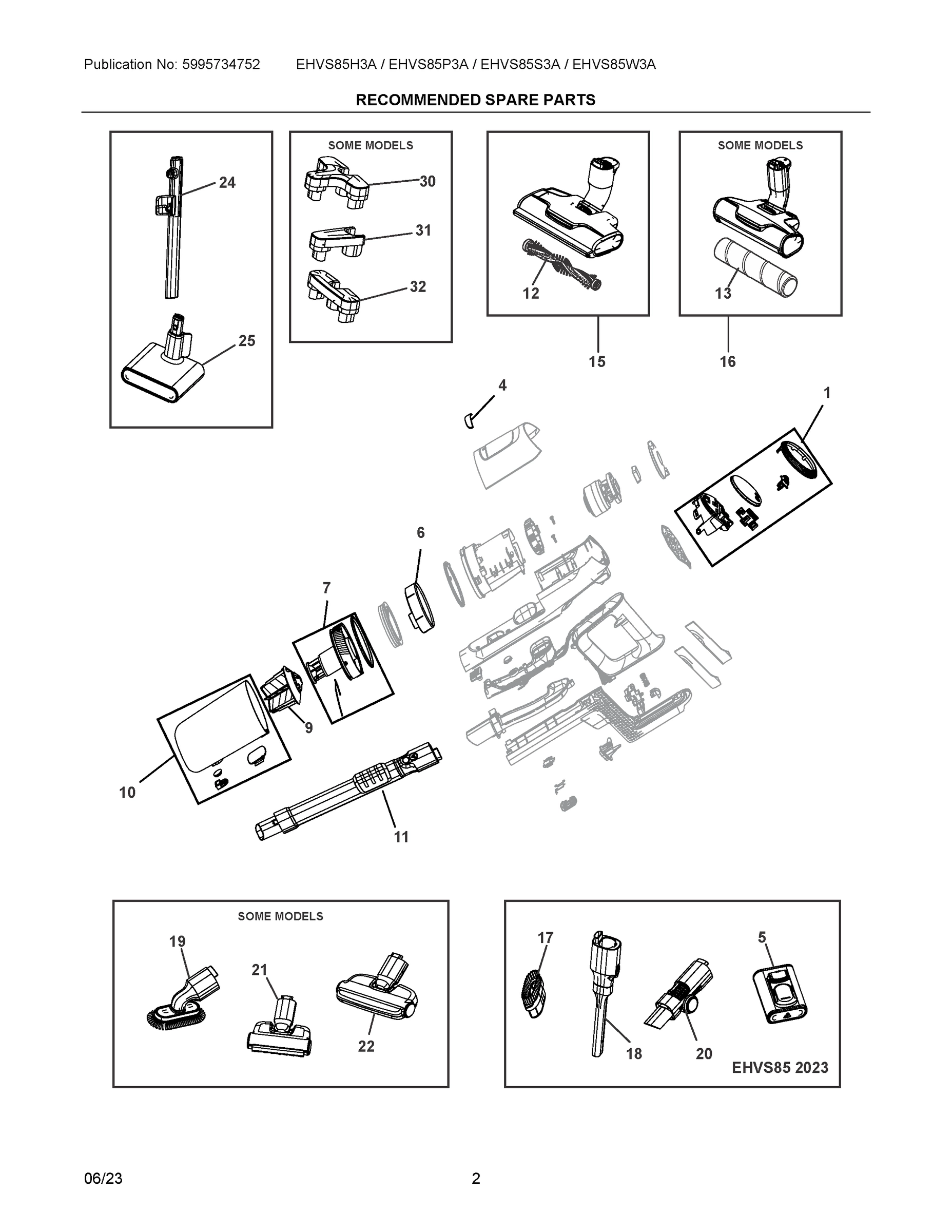 02 - RECOMMENDED SPARE PARTS