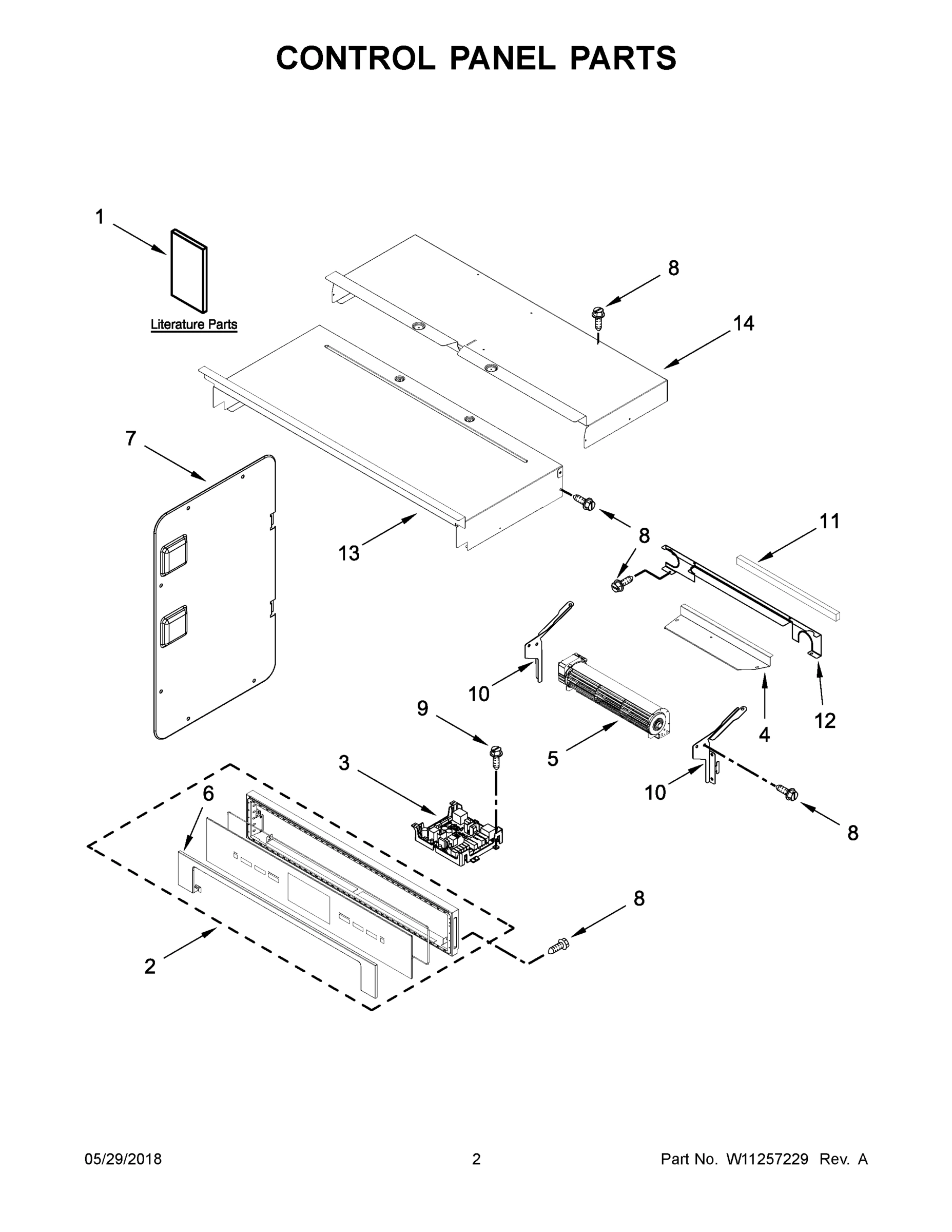 02 - CONTROL PANEL PARTS