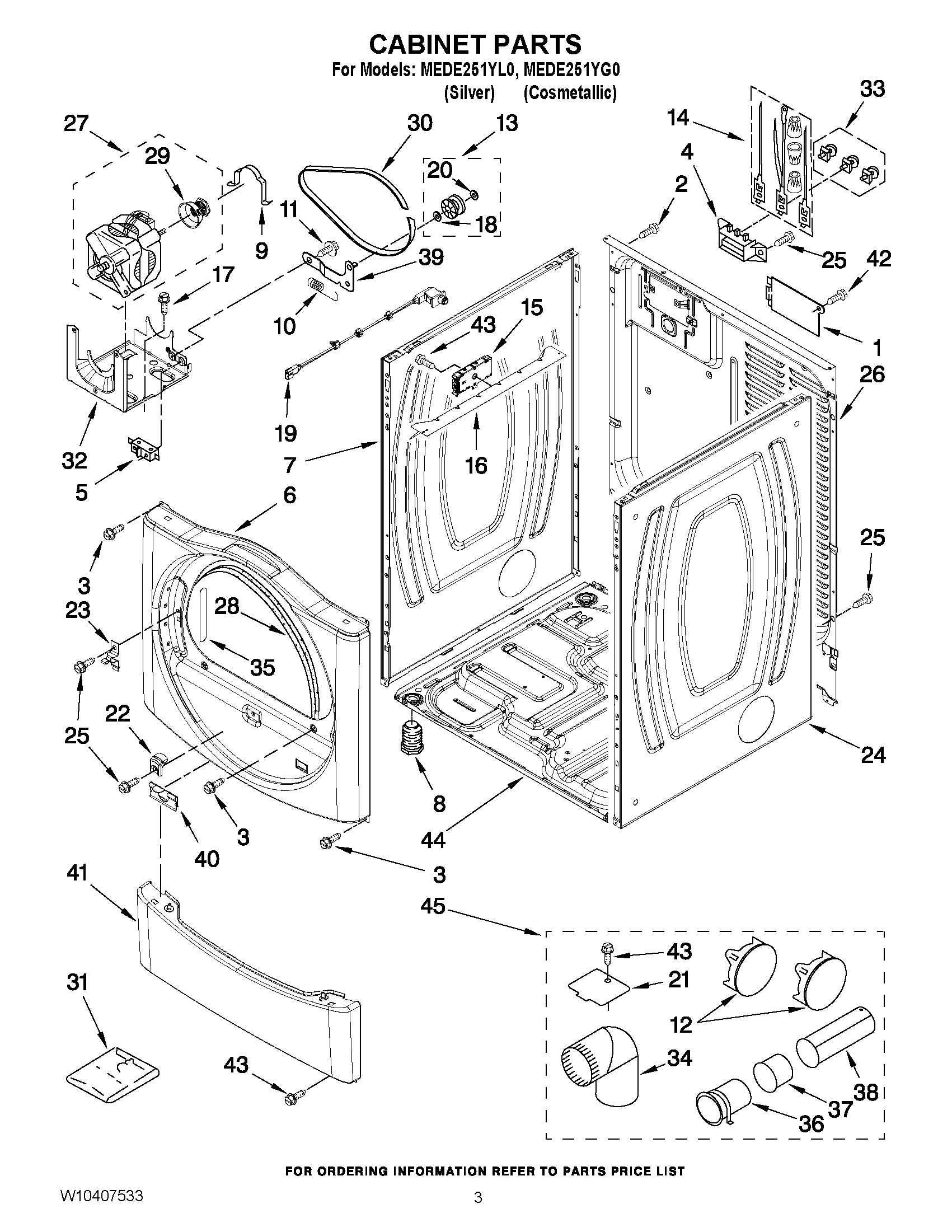 02 - CABINET PARTS