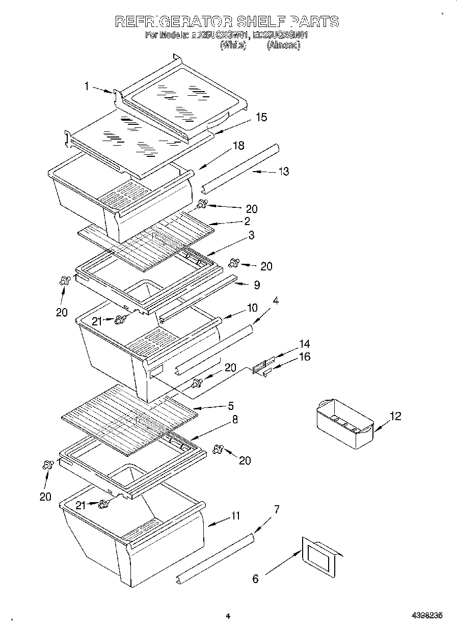 03 - REFRIGERATOR SHELF