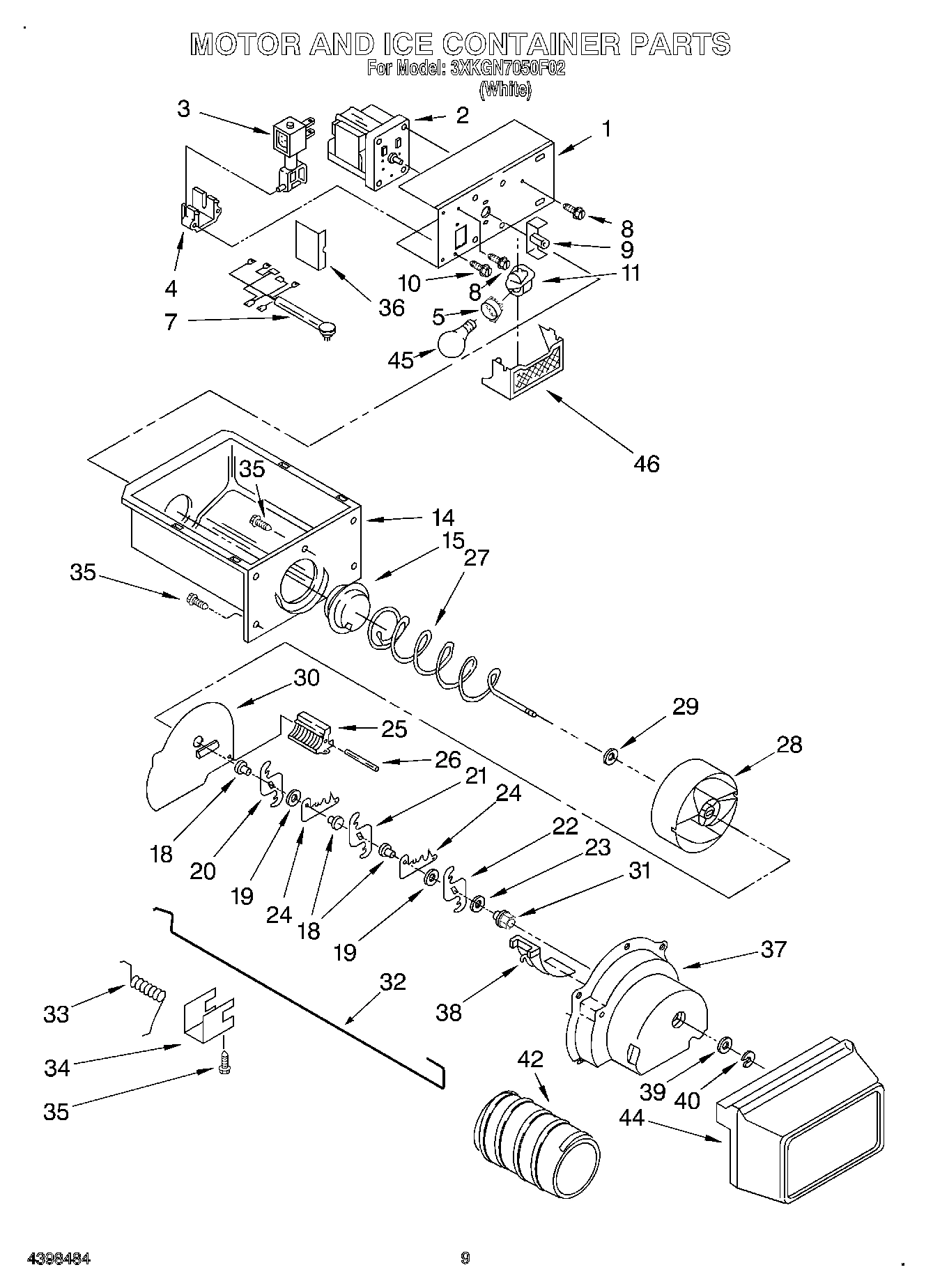 06 - MOTOR AND ICE CONTAINER