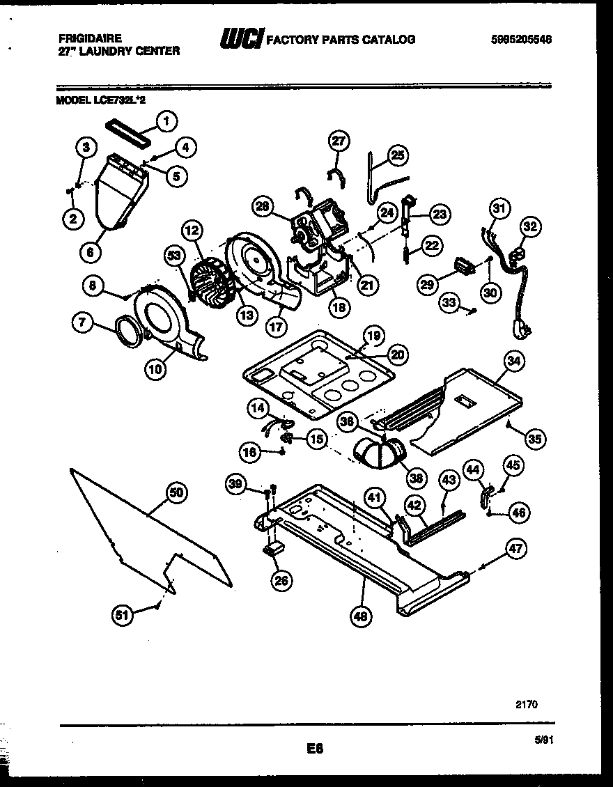03 - MOTOR, BLOWER AND BODY ASSEMBLY