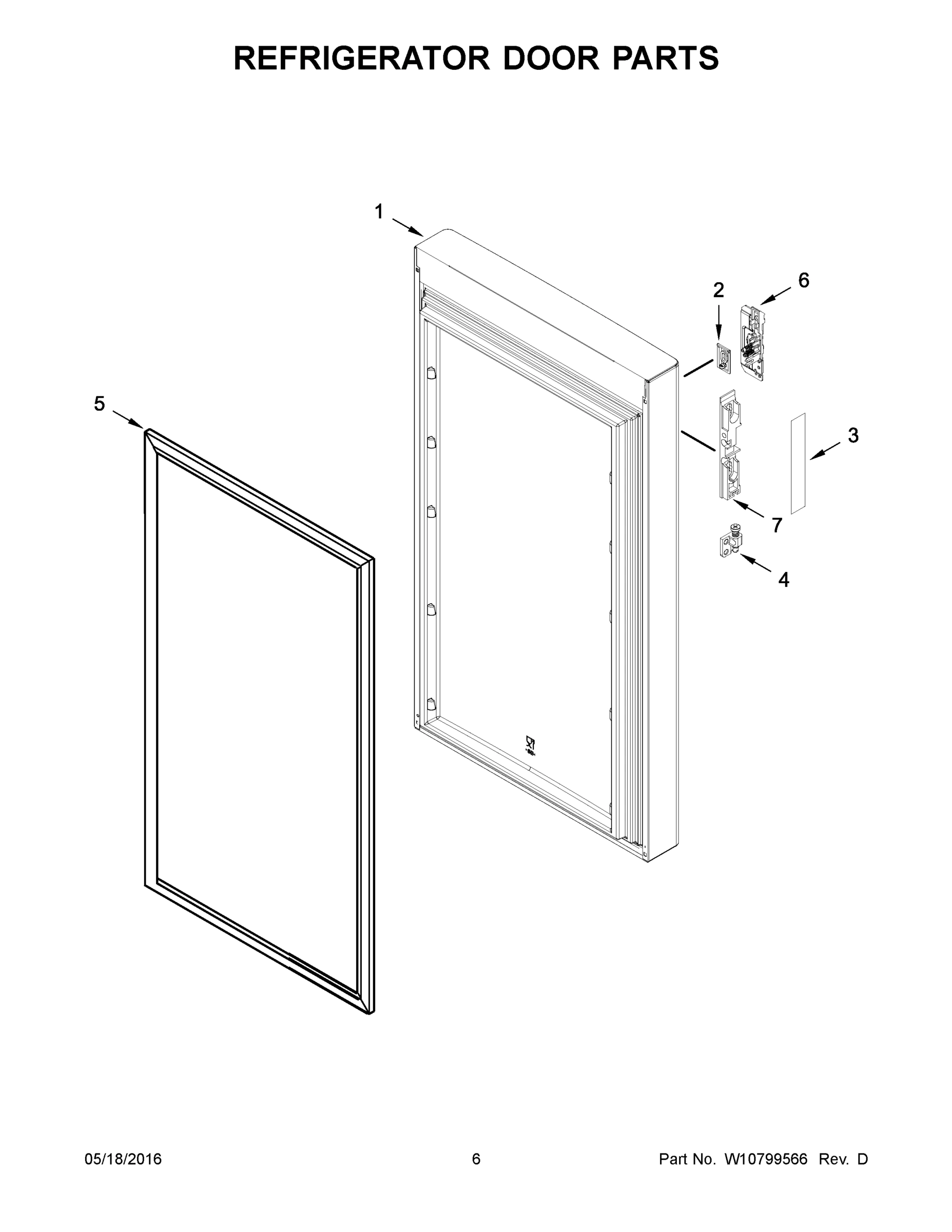 04 - REFRIGERATOR DOOR PARTS