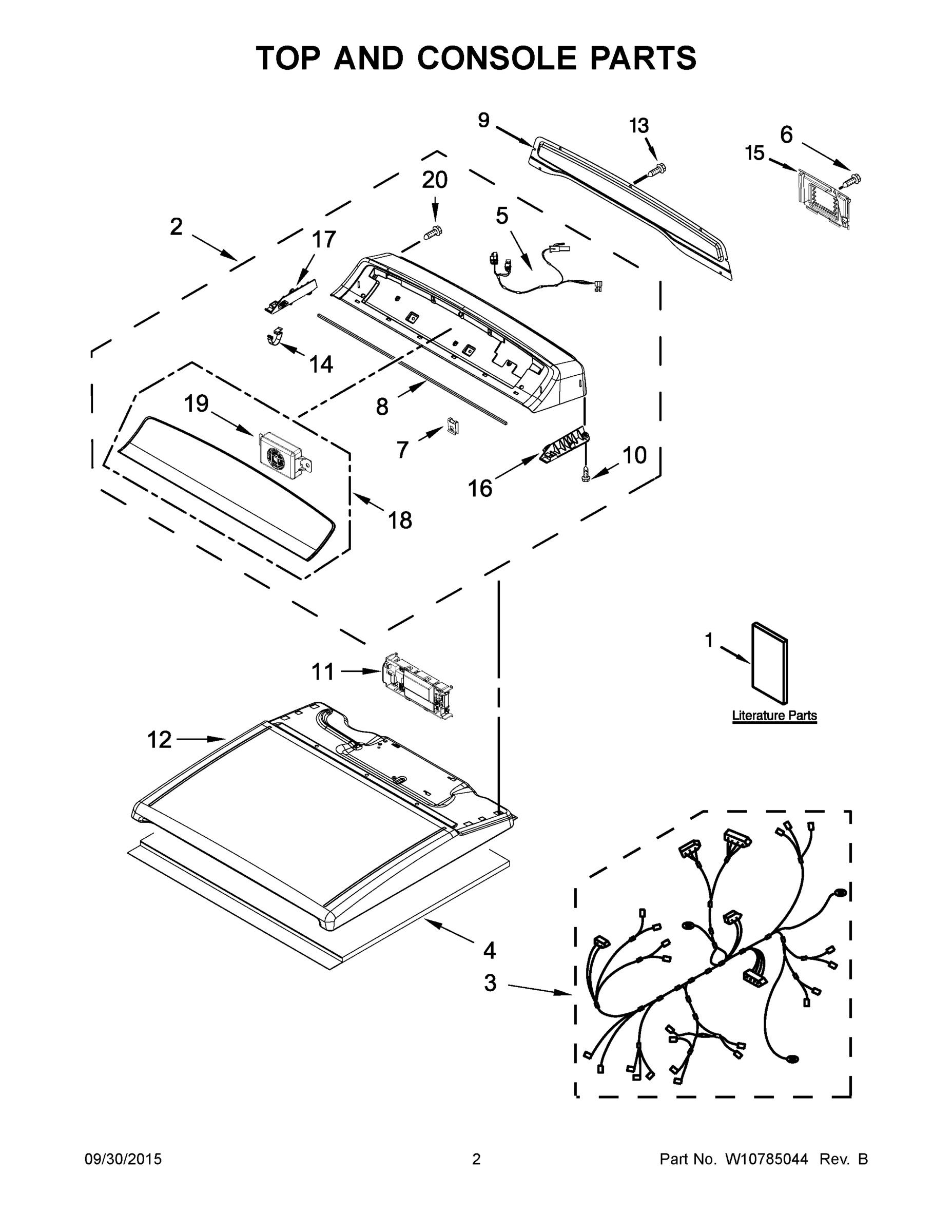 02 - TOP AND CONSOLE PARTS