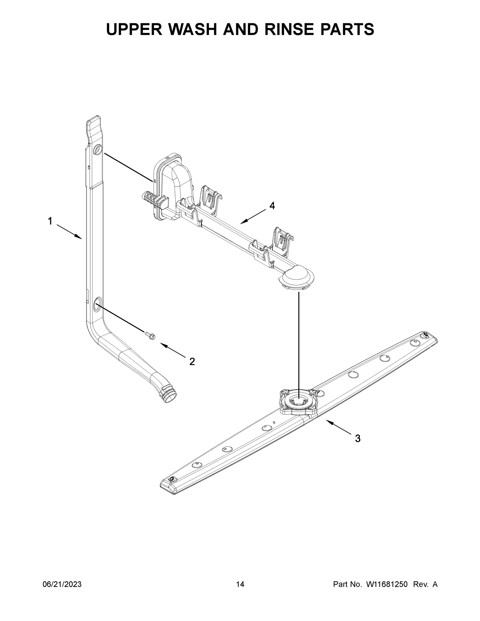 08 - UPPER WASH AND RINSE PARTS